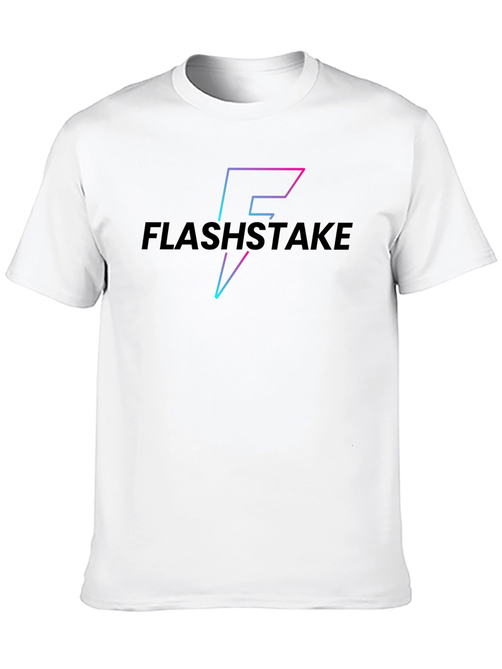 FlashStake Black Graphic Tee - Stylish Streetwear