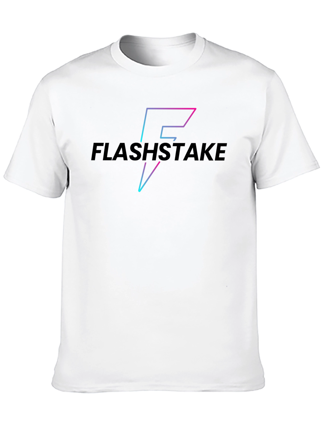 FlashStake Black Graphic Tee - Stylish Streetwear