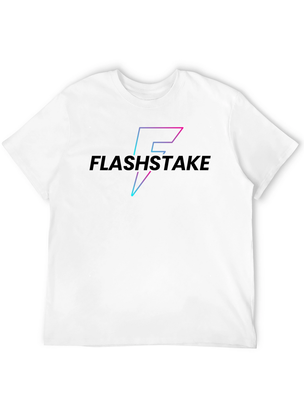 FlashStake Black Graphic Tee - Stylish Streetwear