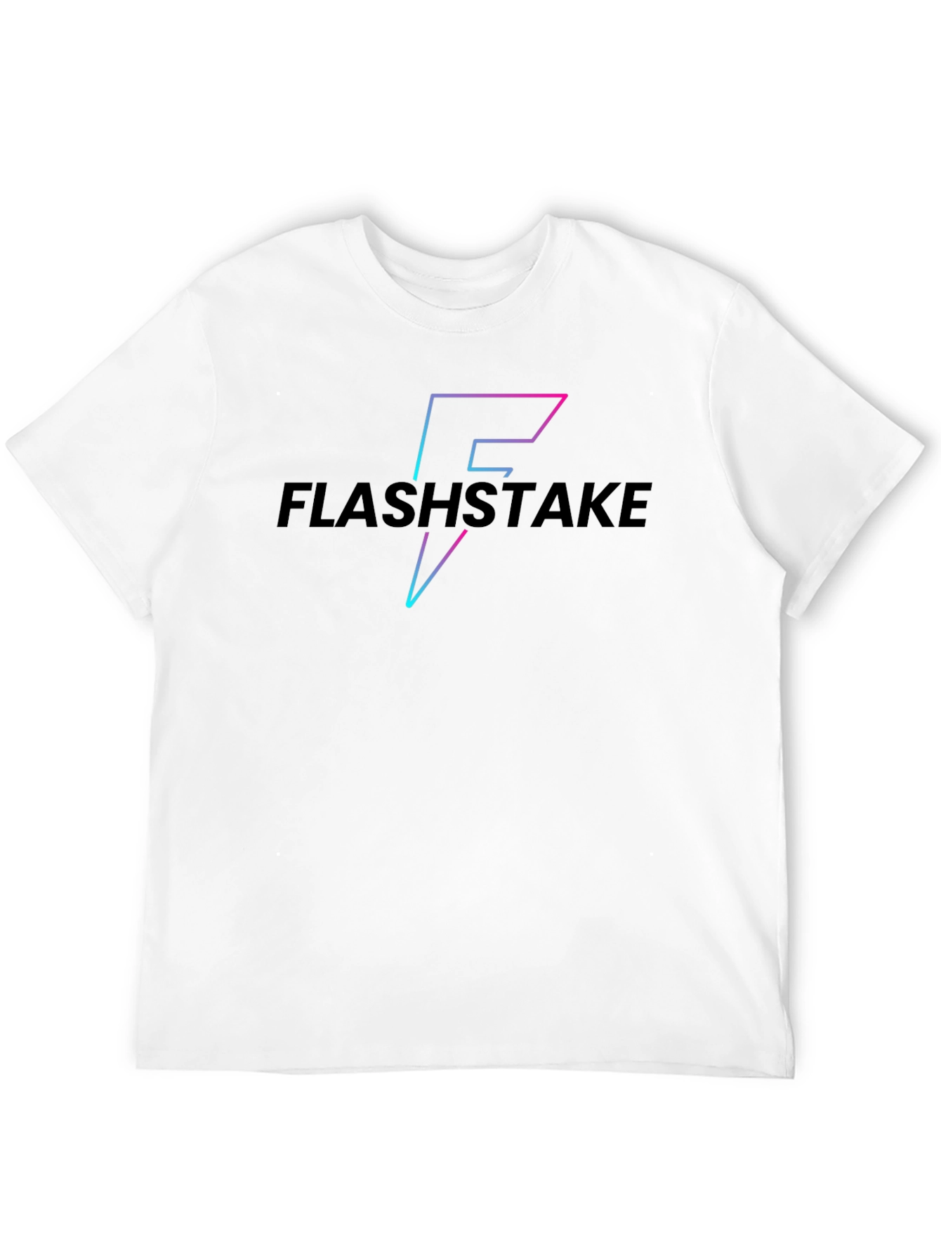 FlashStake Black Graphic Tee - Stylish Streetwear