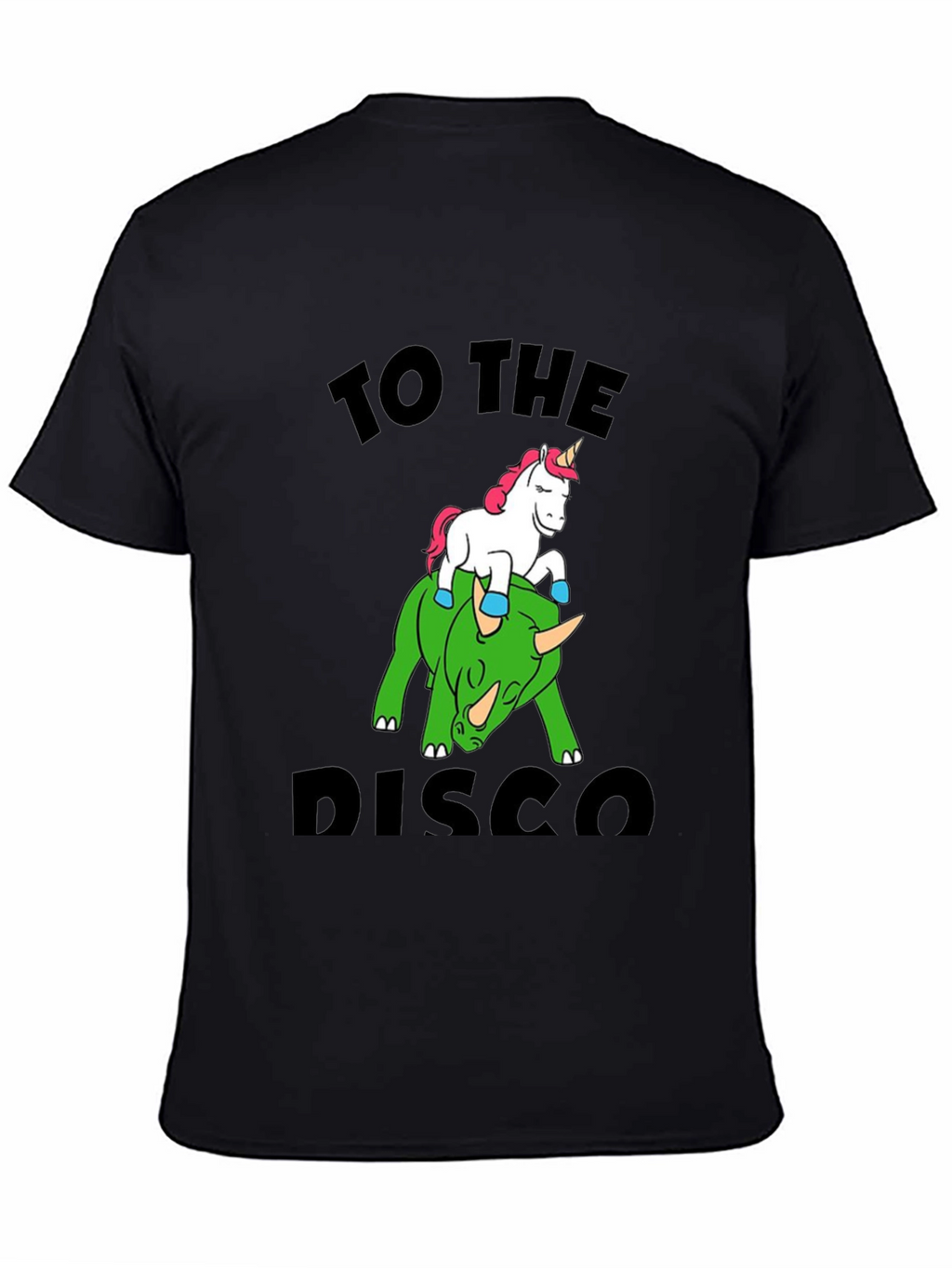Unicorn Riding Dinosaur Graphic Tee