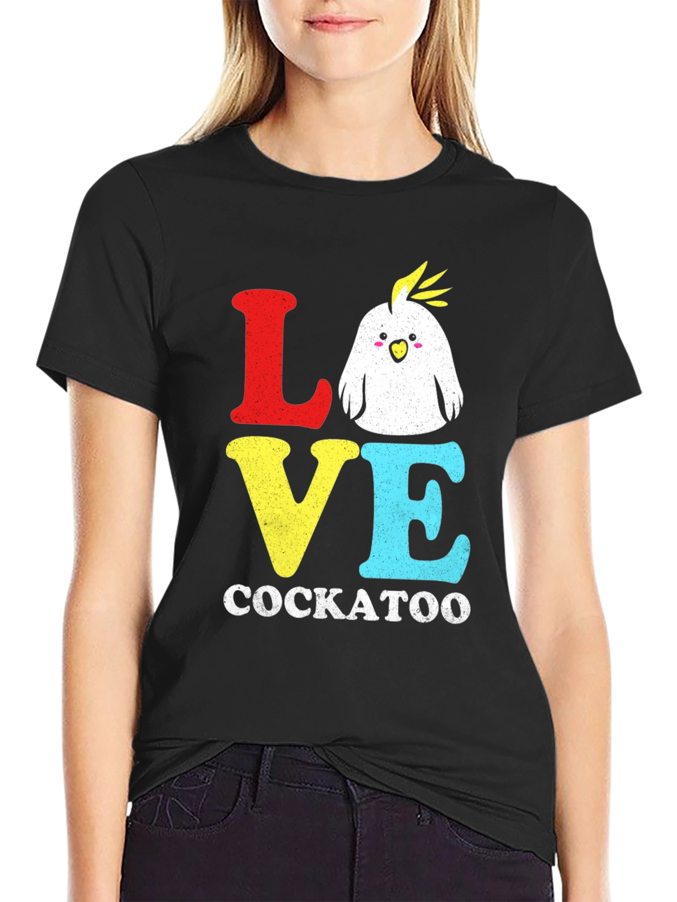 Love Cockatoo T-Shirt - Cute Bird Lover Tee