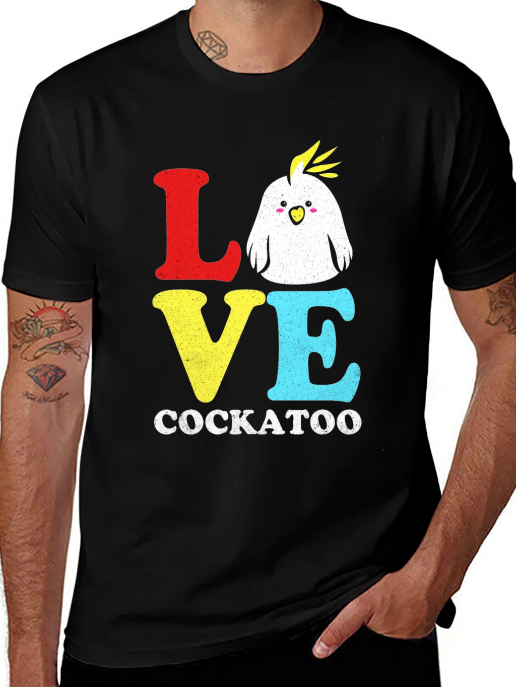 Love Cockatoo T-Shirt - Cute Bird Lover Tee