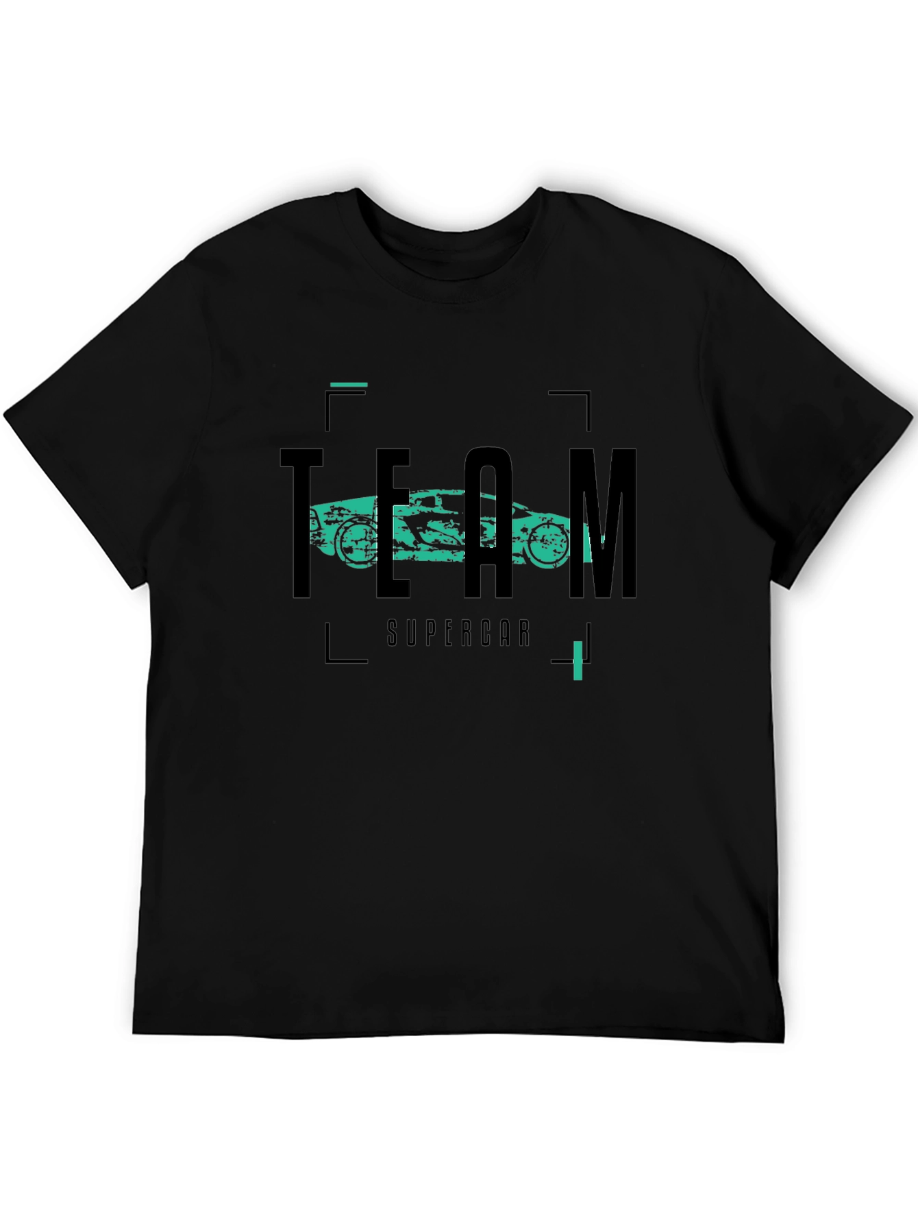Team Supercar Black Graphic Tee