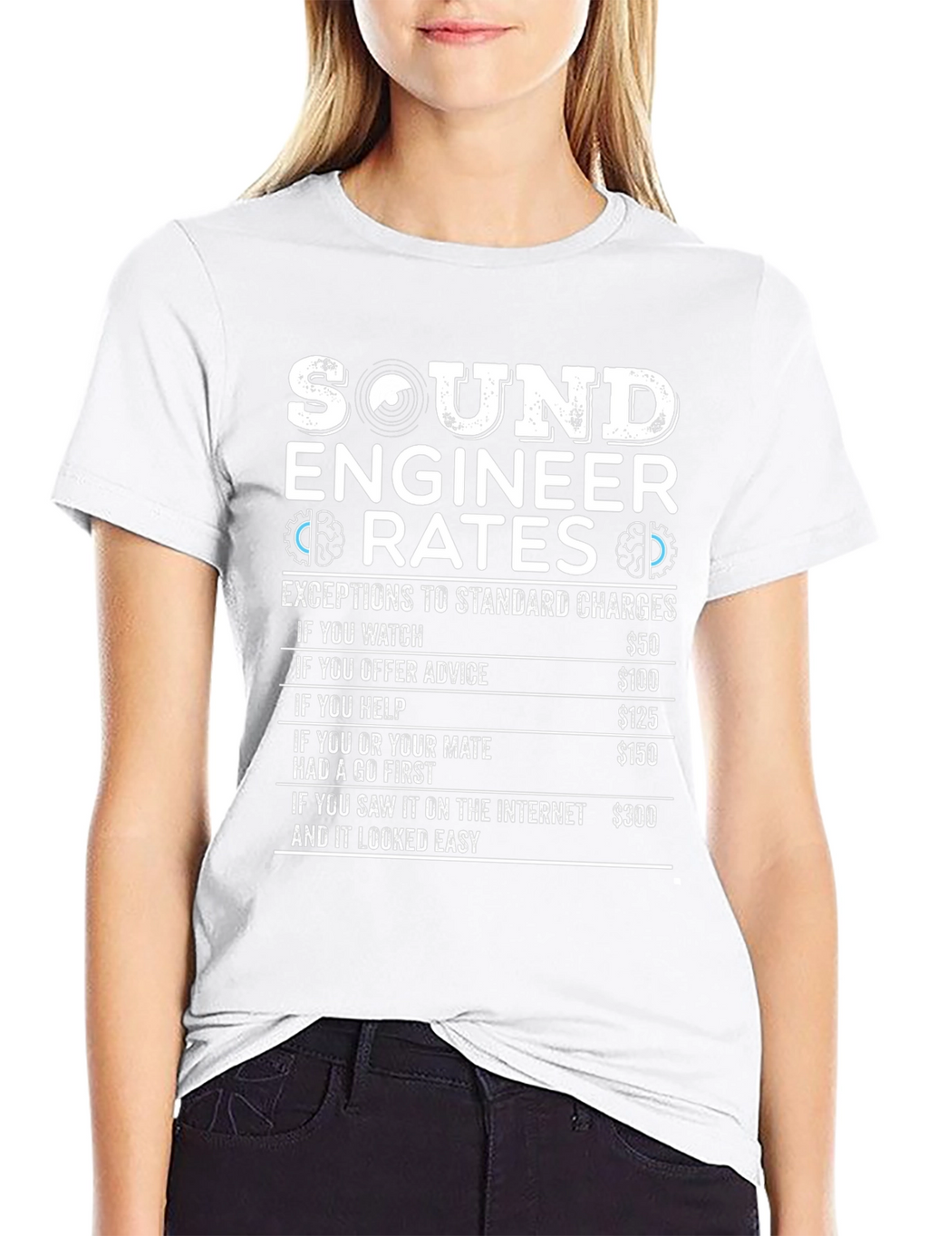 Sound Engineer Rates Humor Graphic T-Shirt