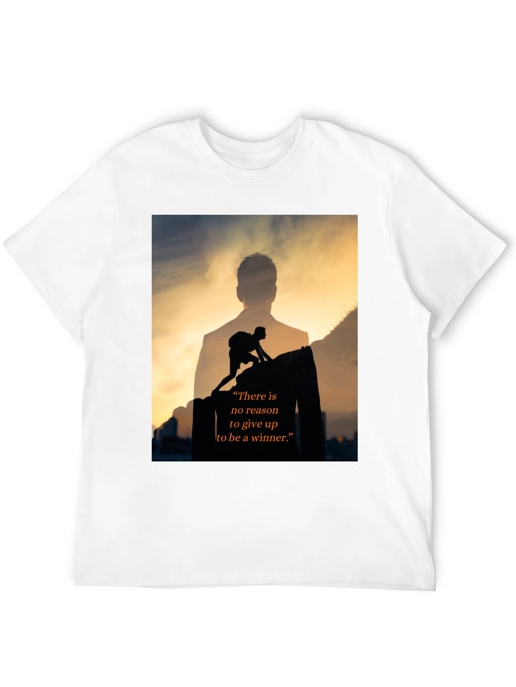 Motivational Be A Winner Black T-Shirt