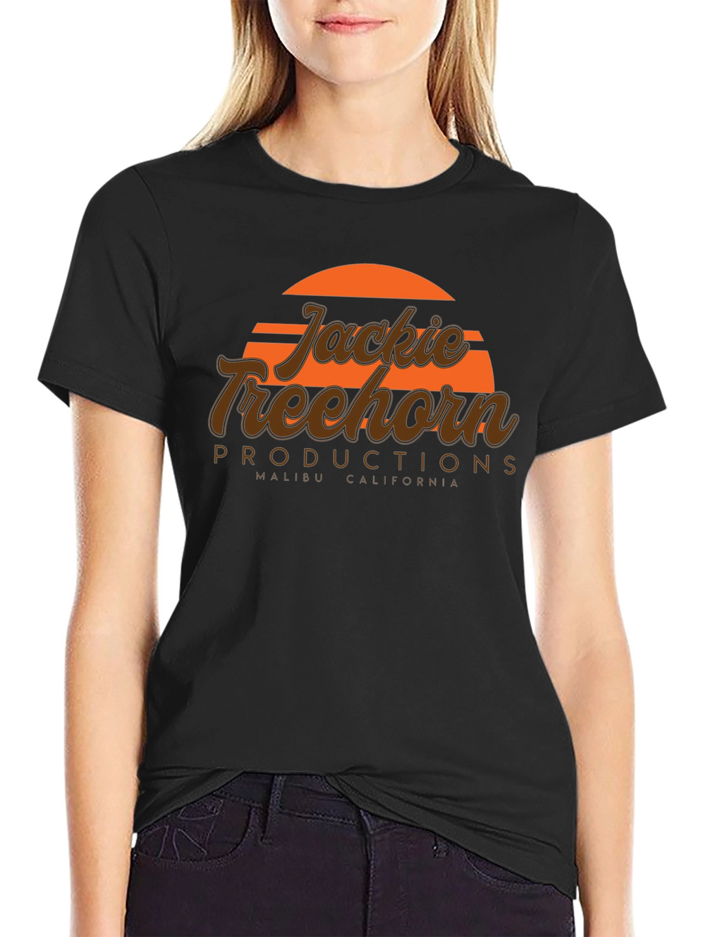 Jackie Treehorn Productions Black T-Shirt