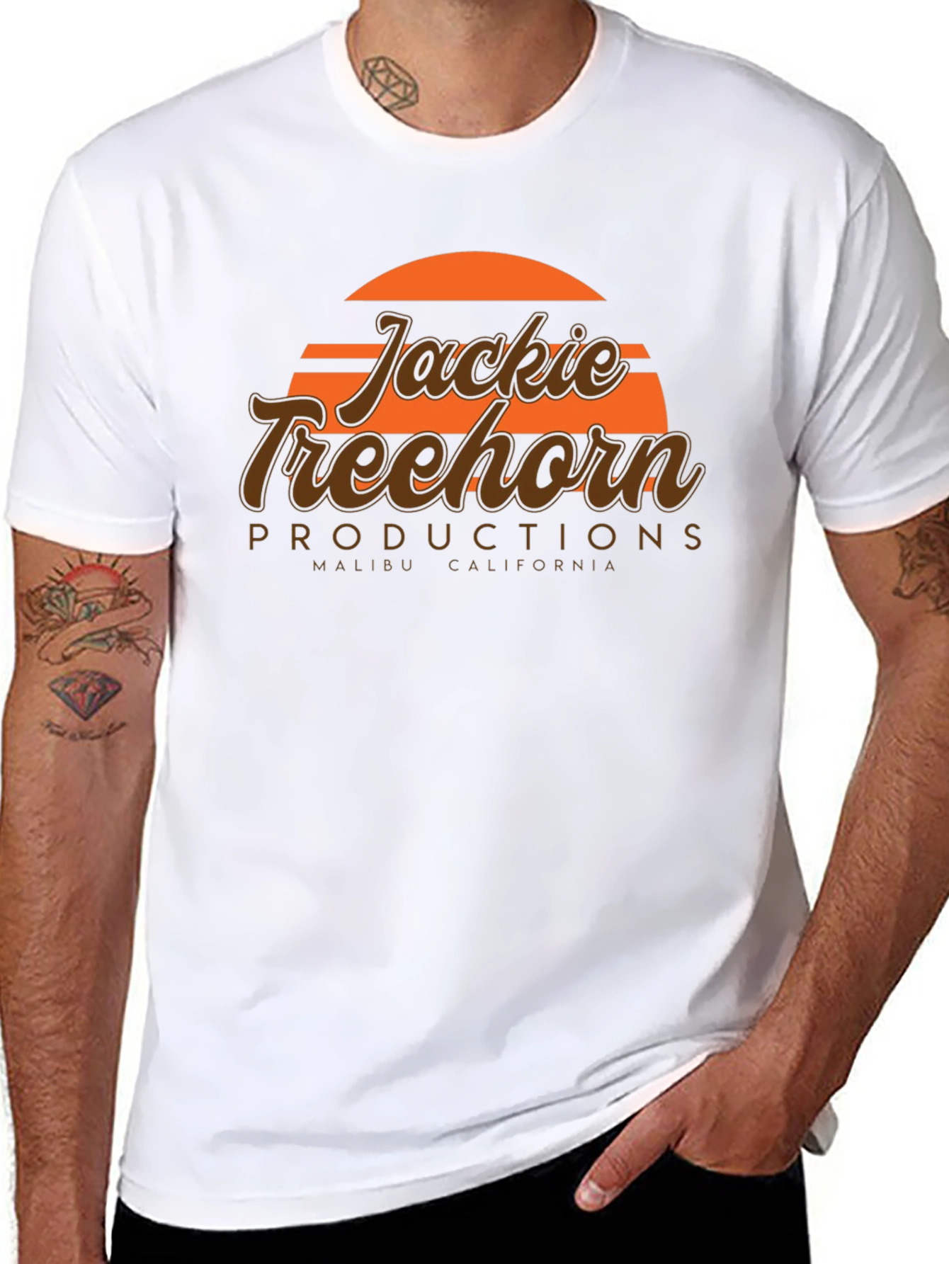 Jackie Treehorn Productions Black T-Shirt