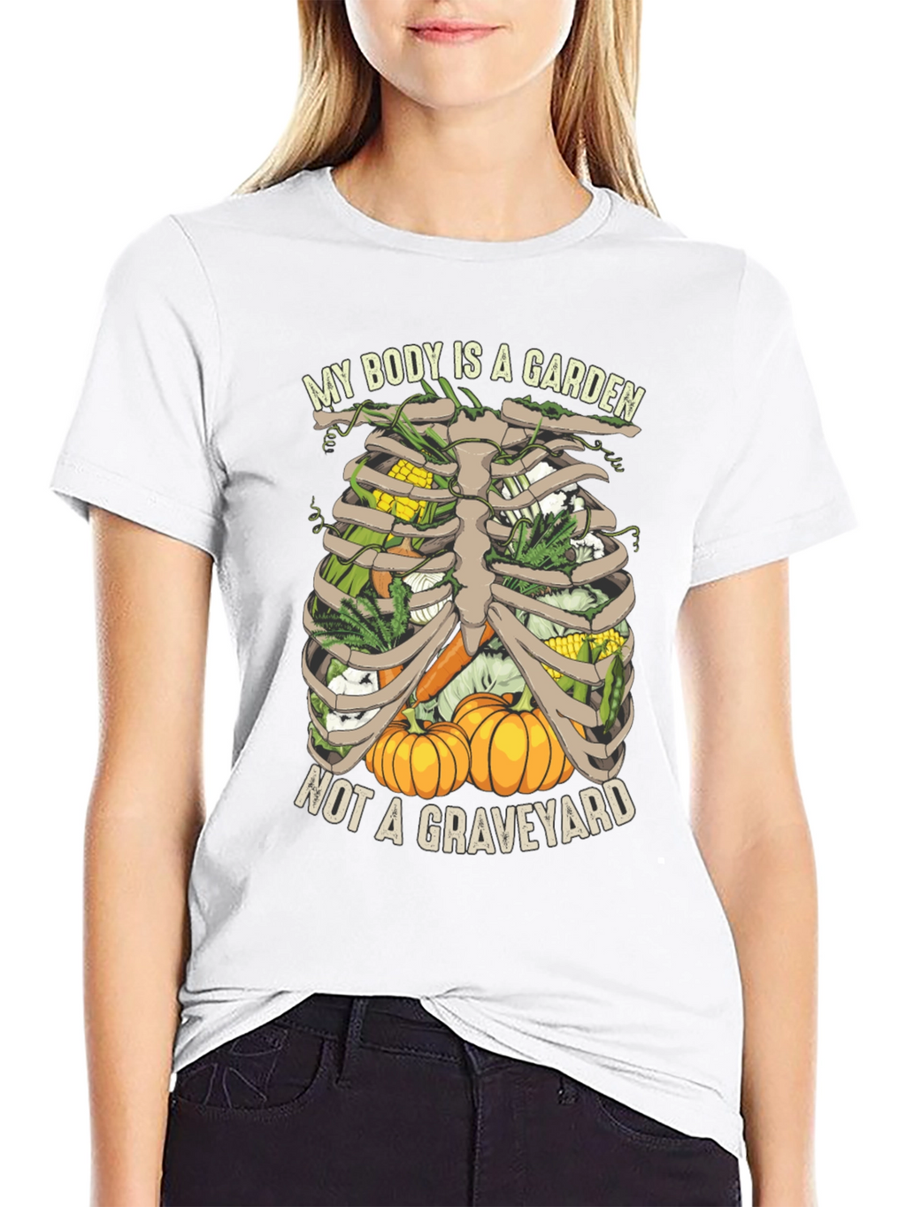 Vegetarian T-Shirt: My Body is a Garden