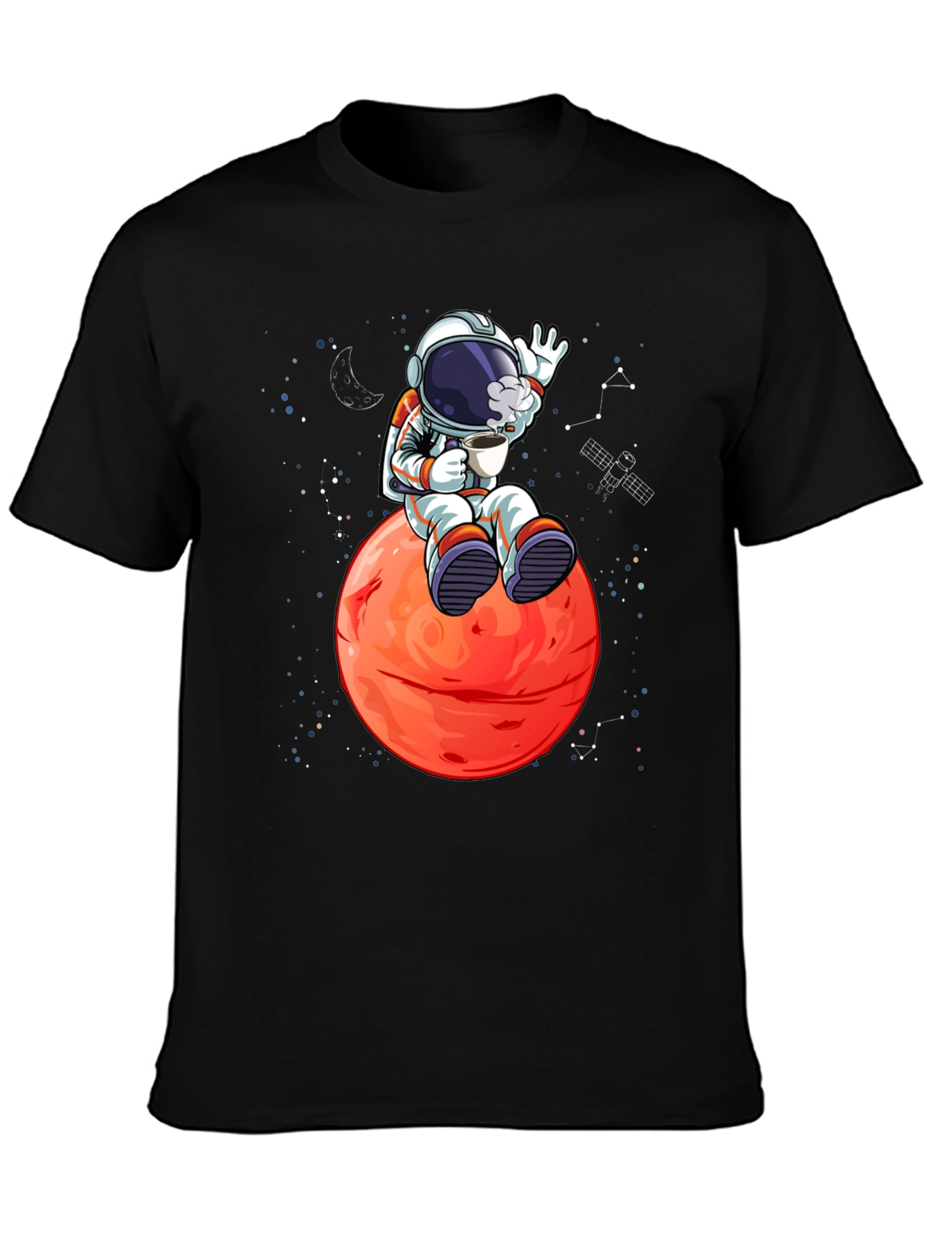 Astronaut on Mars Graphic T-Shirt