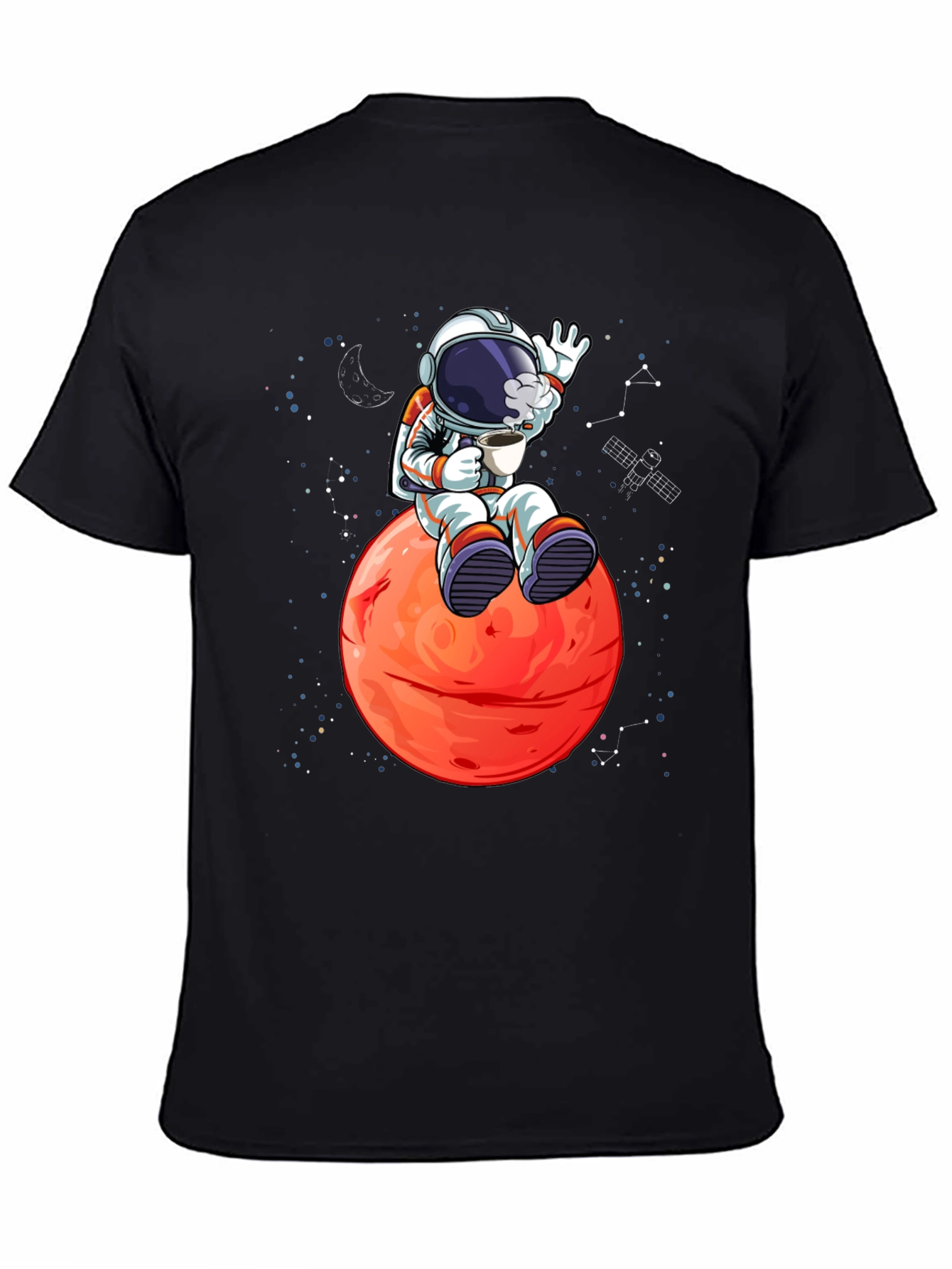 Astronaut on Mars Graphic T-Shirt