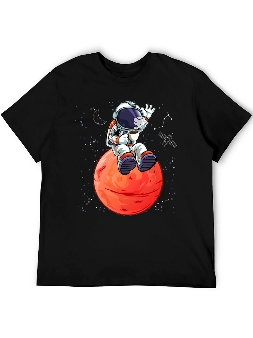 Astronaut on Mars Graphic T-Shirt