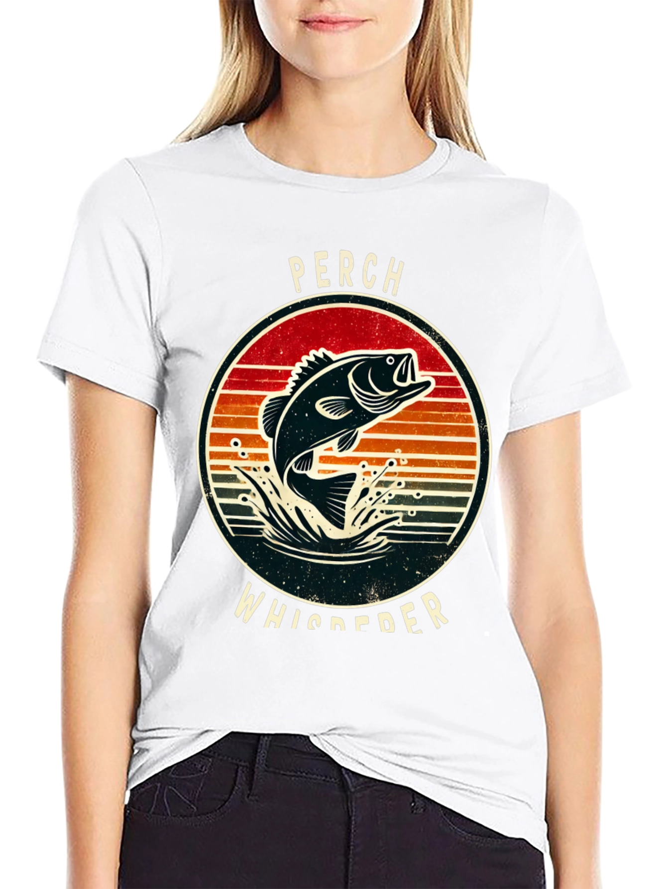 Perch Whisperer Graphic T-Shirt - Fishing Tee