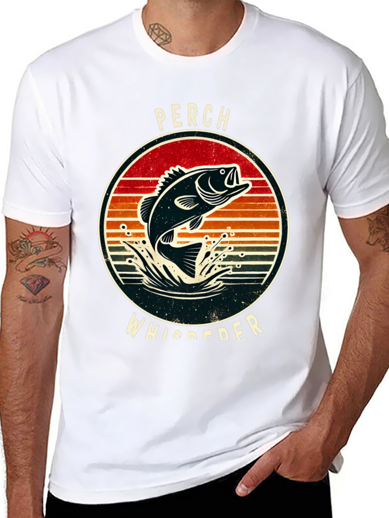 Perch Whisperer Graphic T-Shirt - Fishing Tee