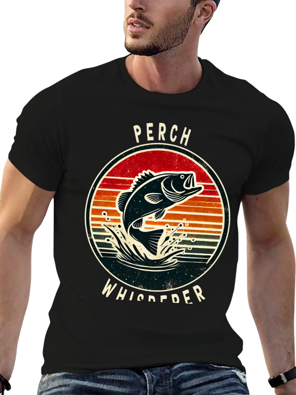 Perch Whisperer Graphic T-Shirt - Fishing Tee