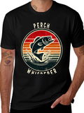Perch Whisperer Graphic T-Shirt - Fishing Tee