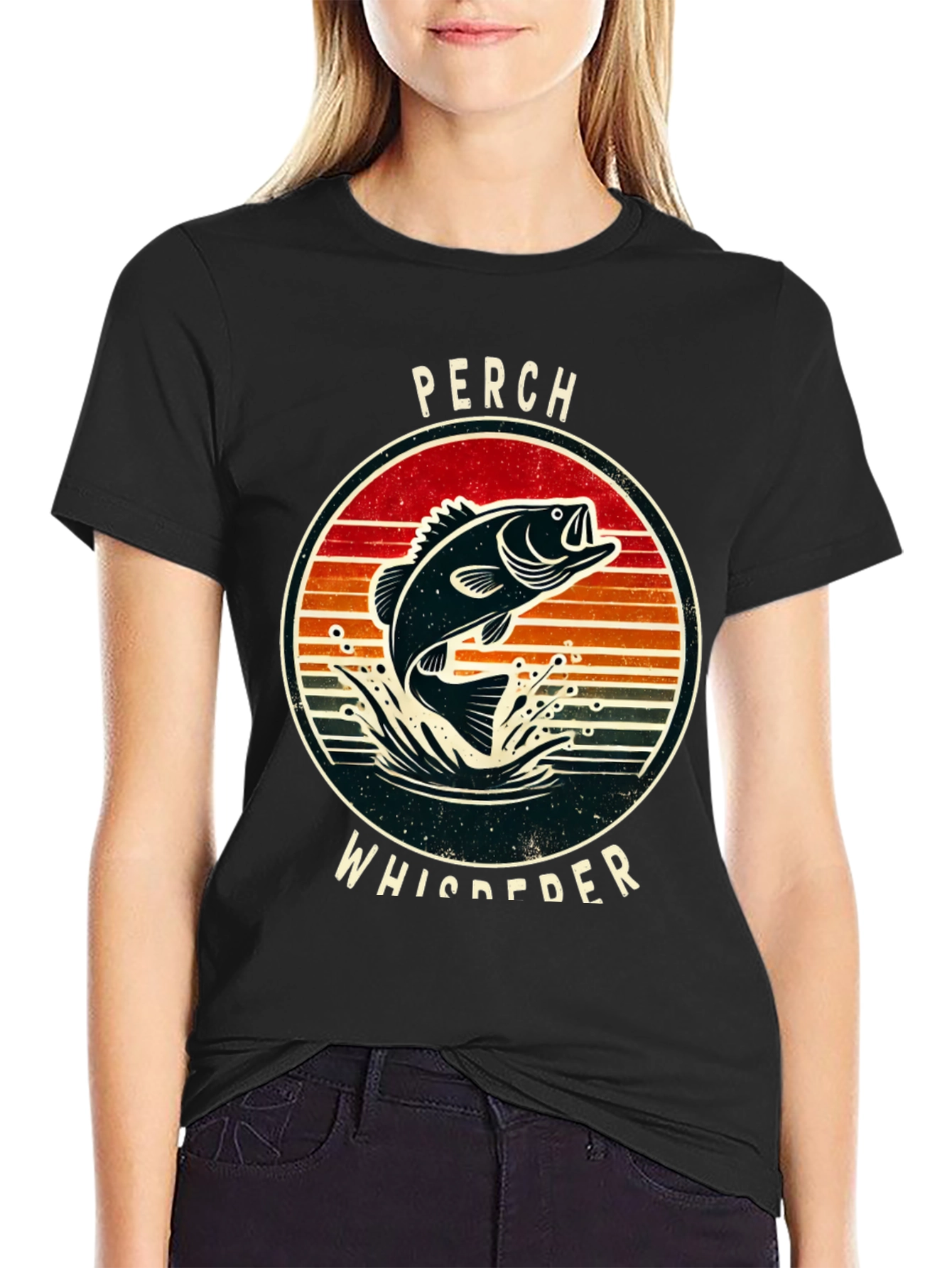 Perch Whisperer Graphic T-Shirt - Fishing Tee