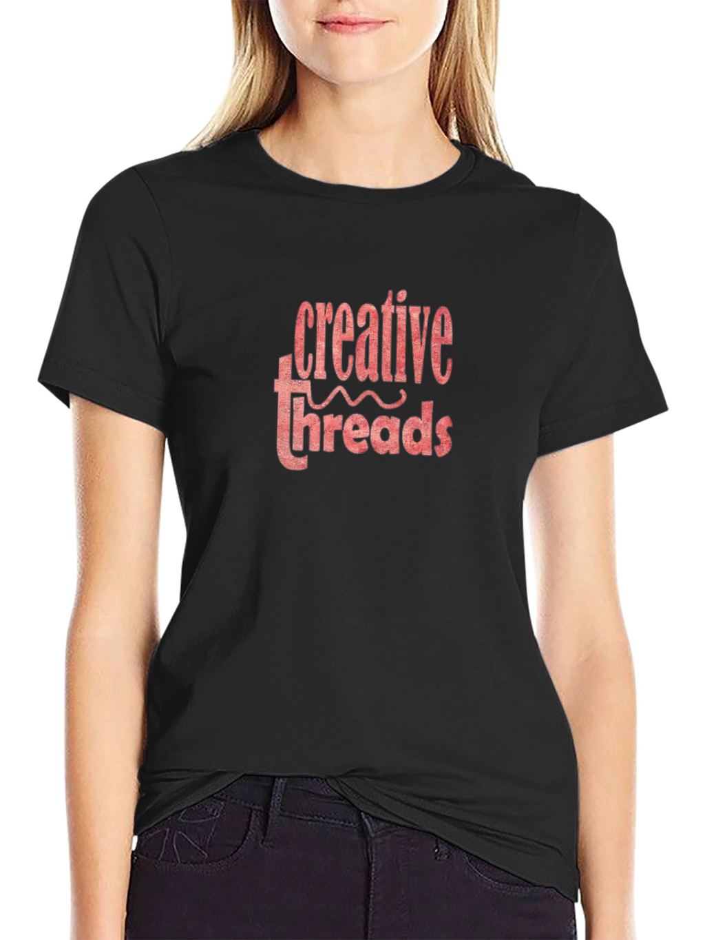 Creative Threads Black T-Shirt