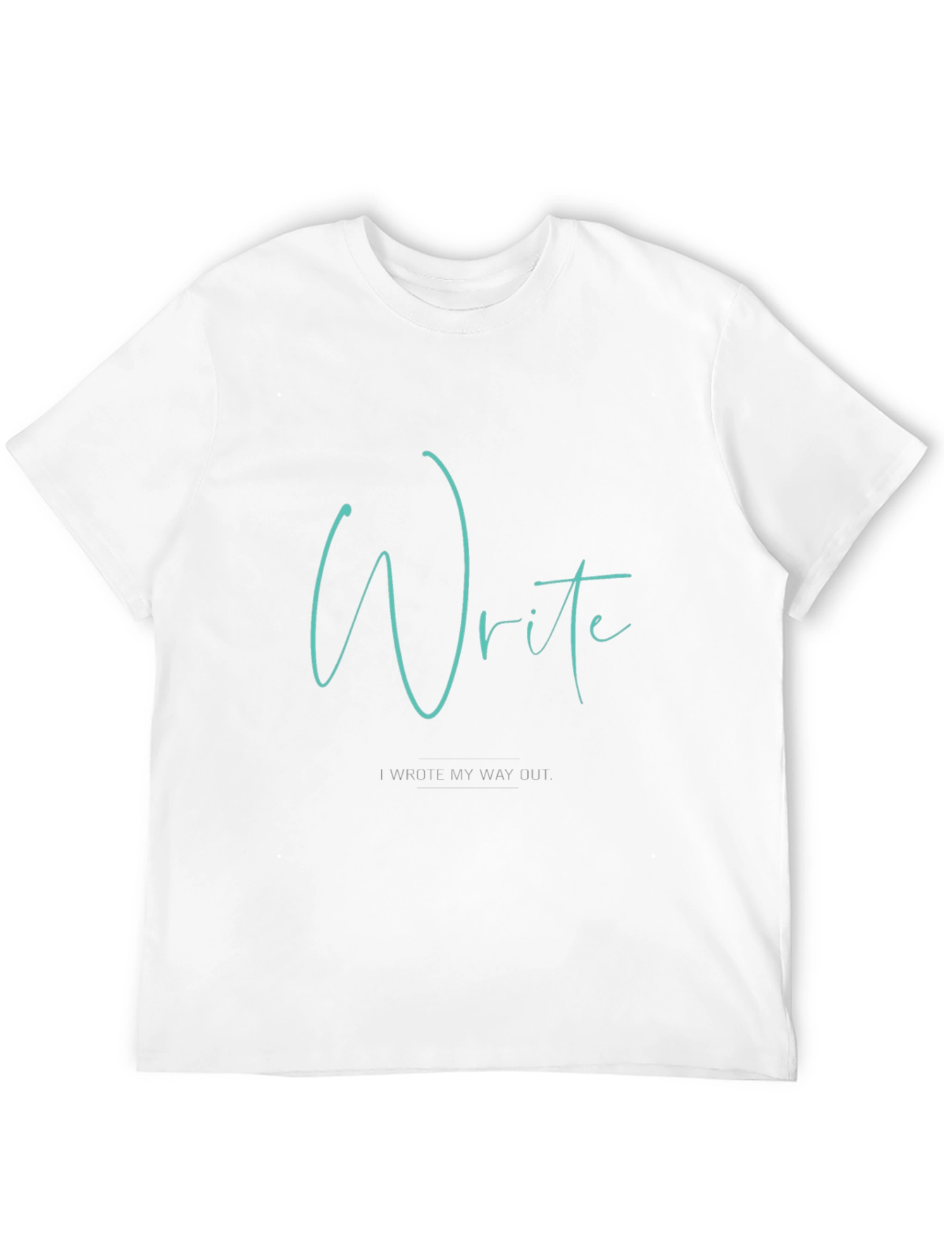 Write My Way Out Black Graphic Tee