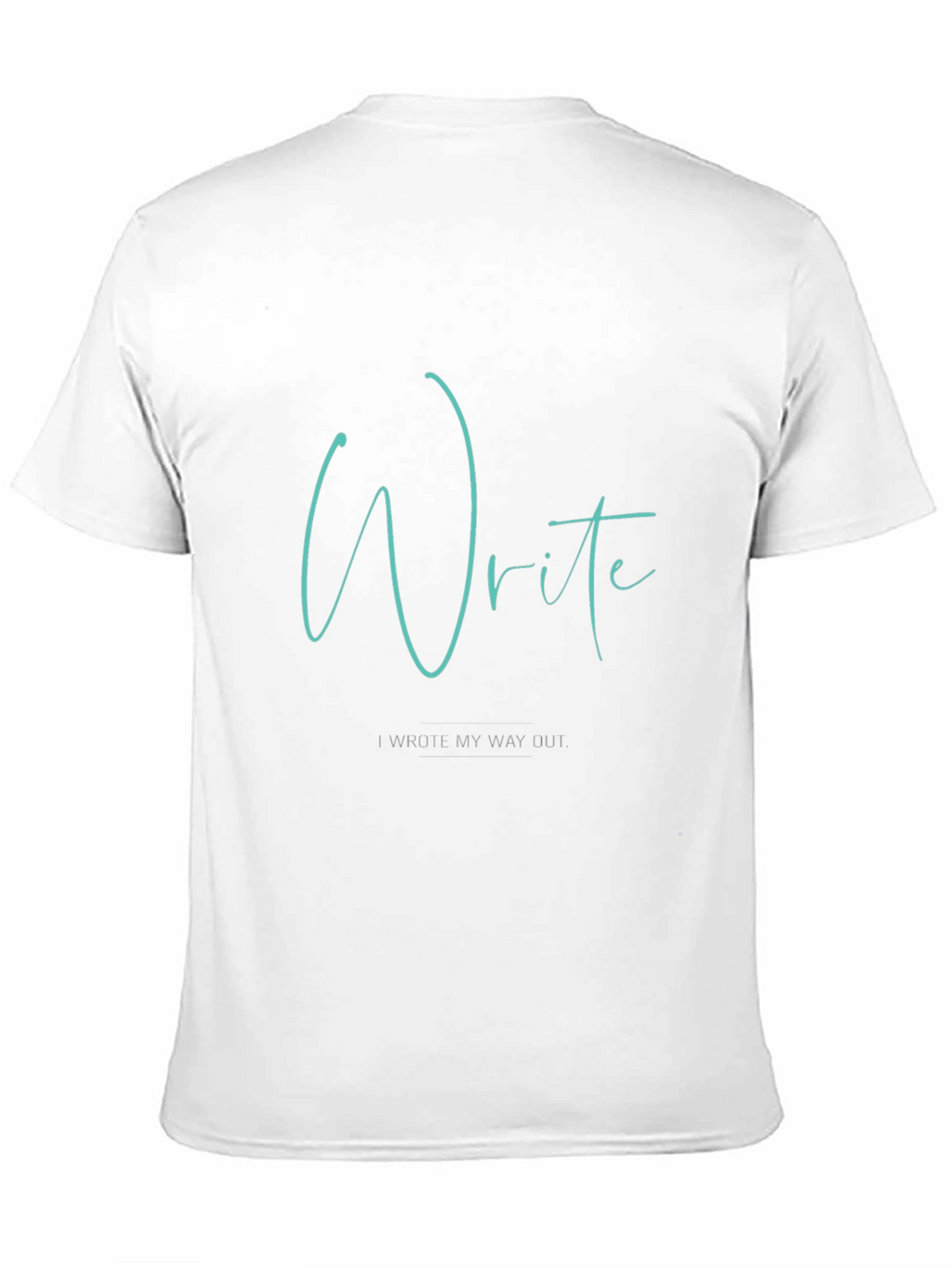 Write My Way Out Black Graphic Tee
