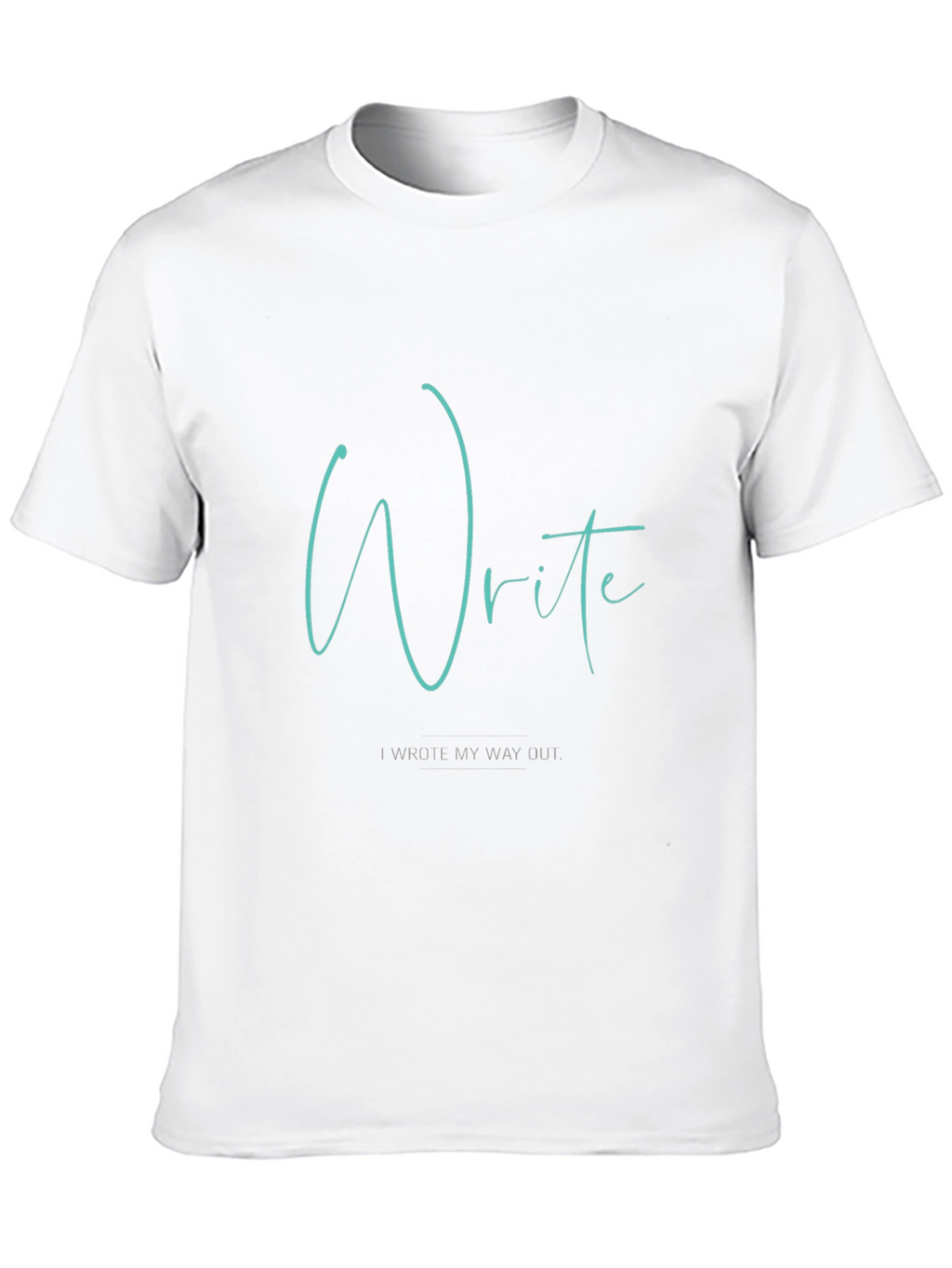 Write My Way Out Black Graphic Tee