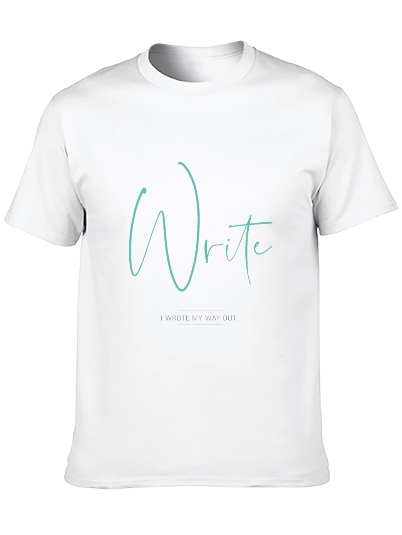 Write My Way Out Black Graphic Tee