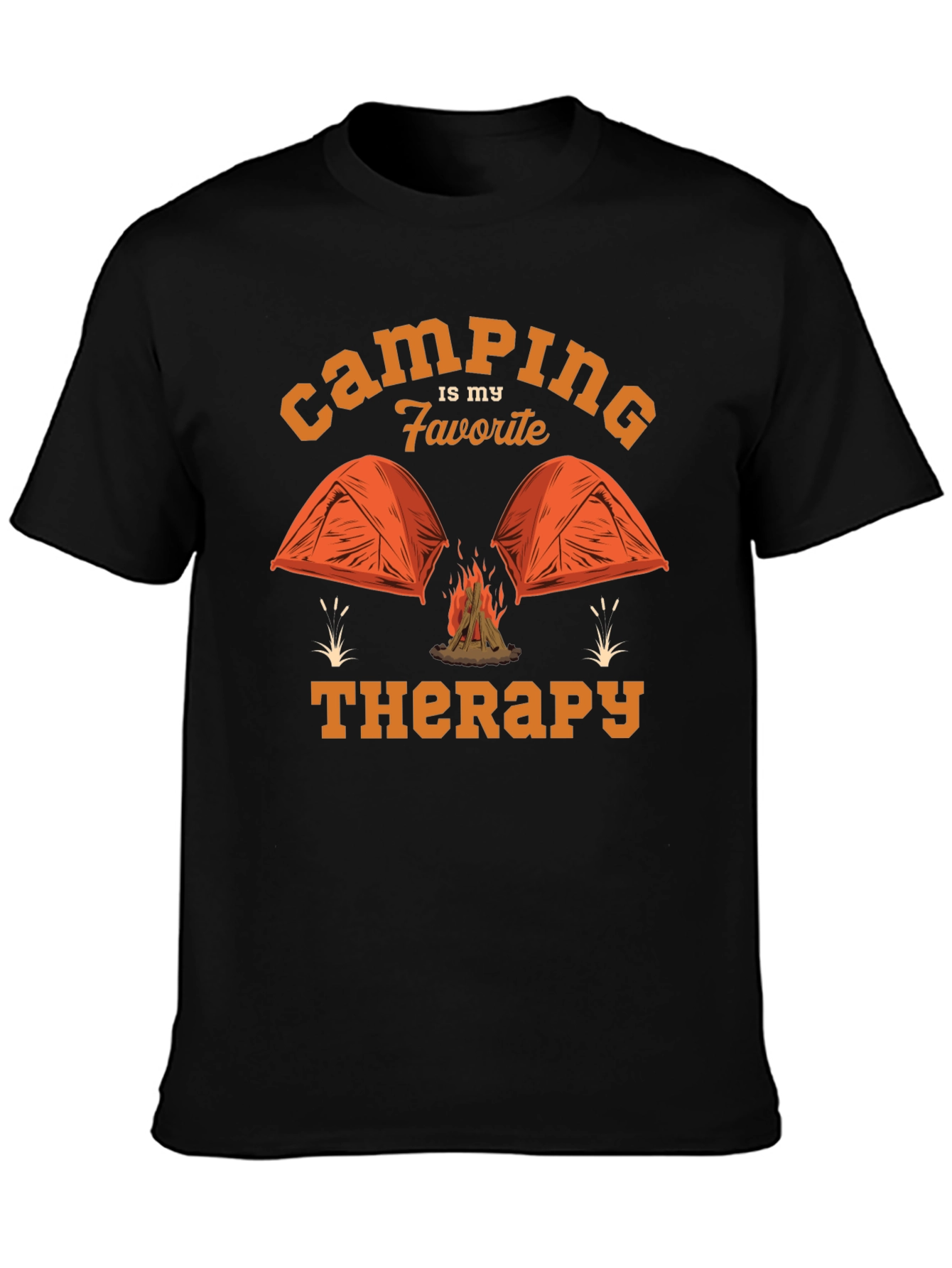Camping is My Favorite Therapy T-Shirt