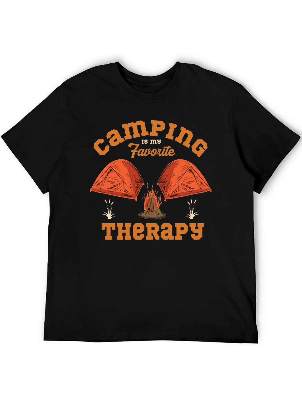 Camping is My Favorite Therapy T-Shirt