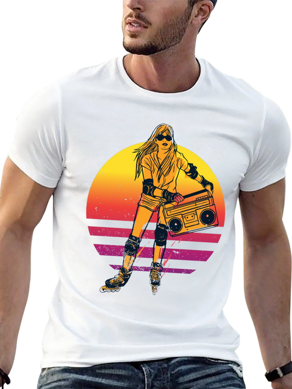 Retro Roller Skate T-Shirt - 80s Vibes
