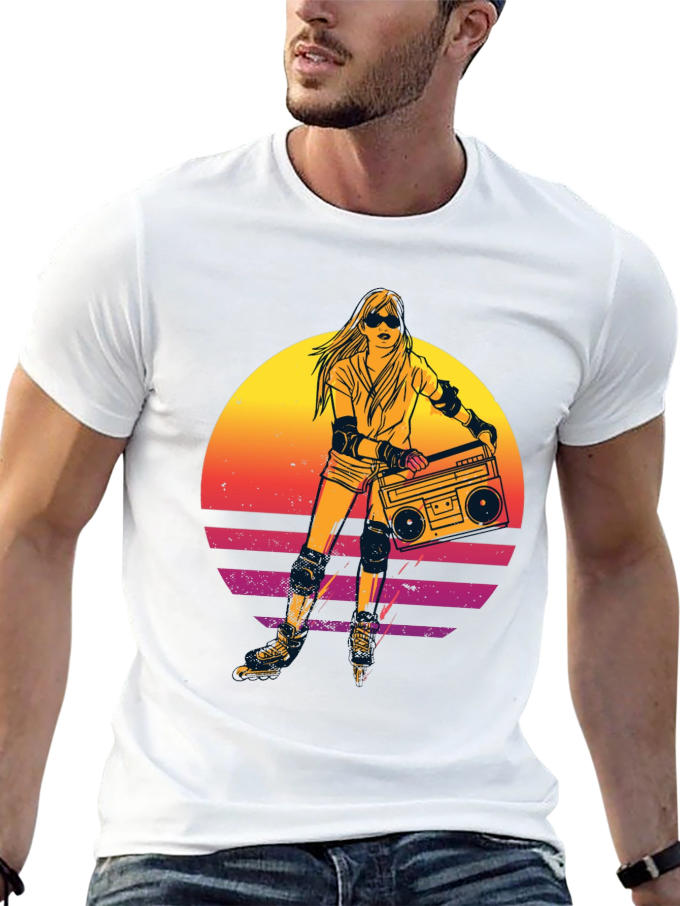 Retro Roller Skate T-Shirt - 80s Vibes