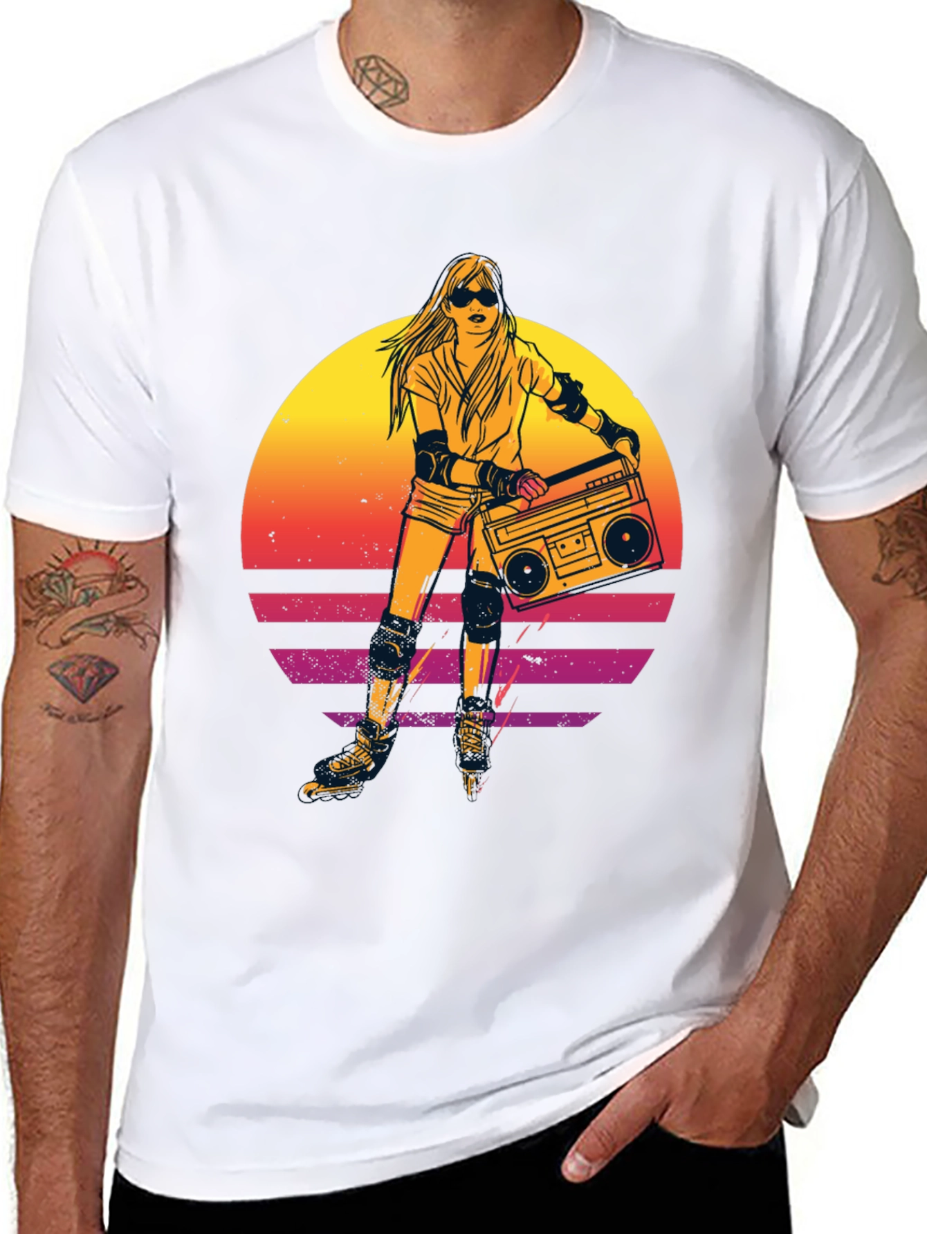 Retro Roller Skate T-Shirt - 80s Vibes