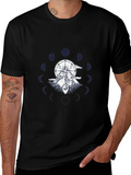 Compass & Mountain Graphic Tee - Black