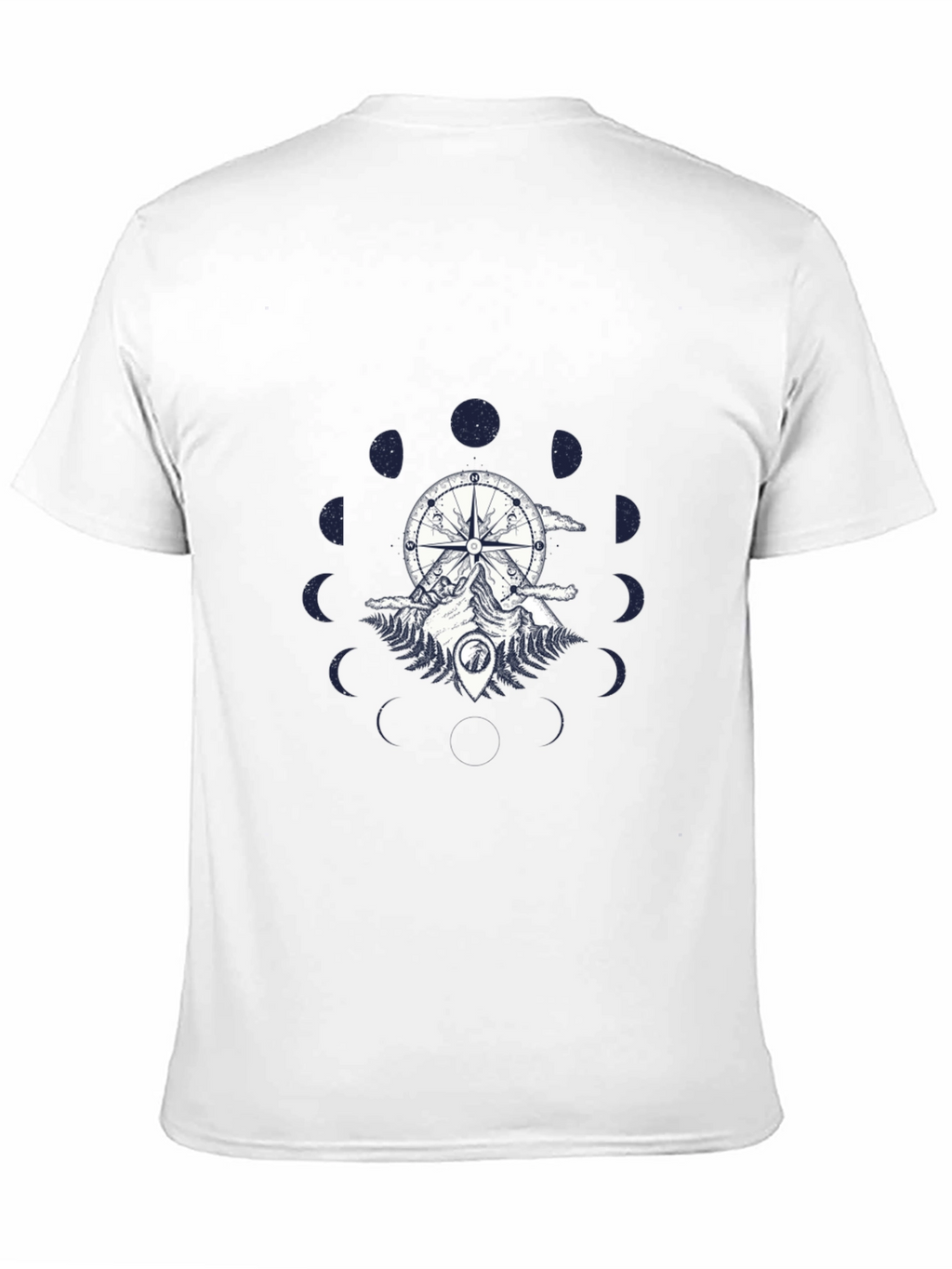 Compass & Mountain Graphic Tee - Black