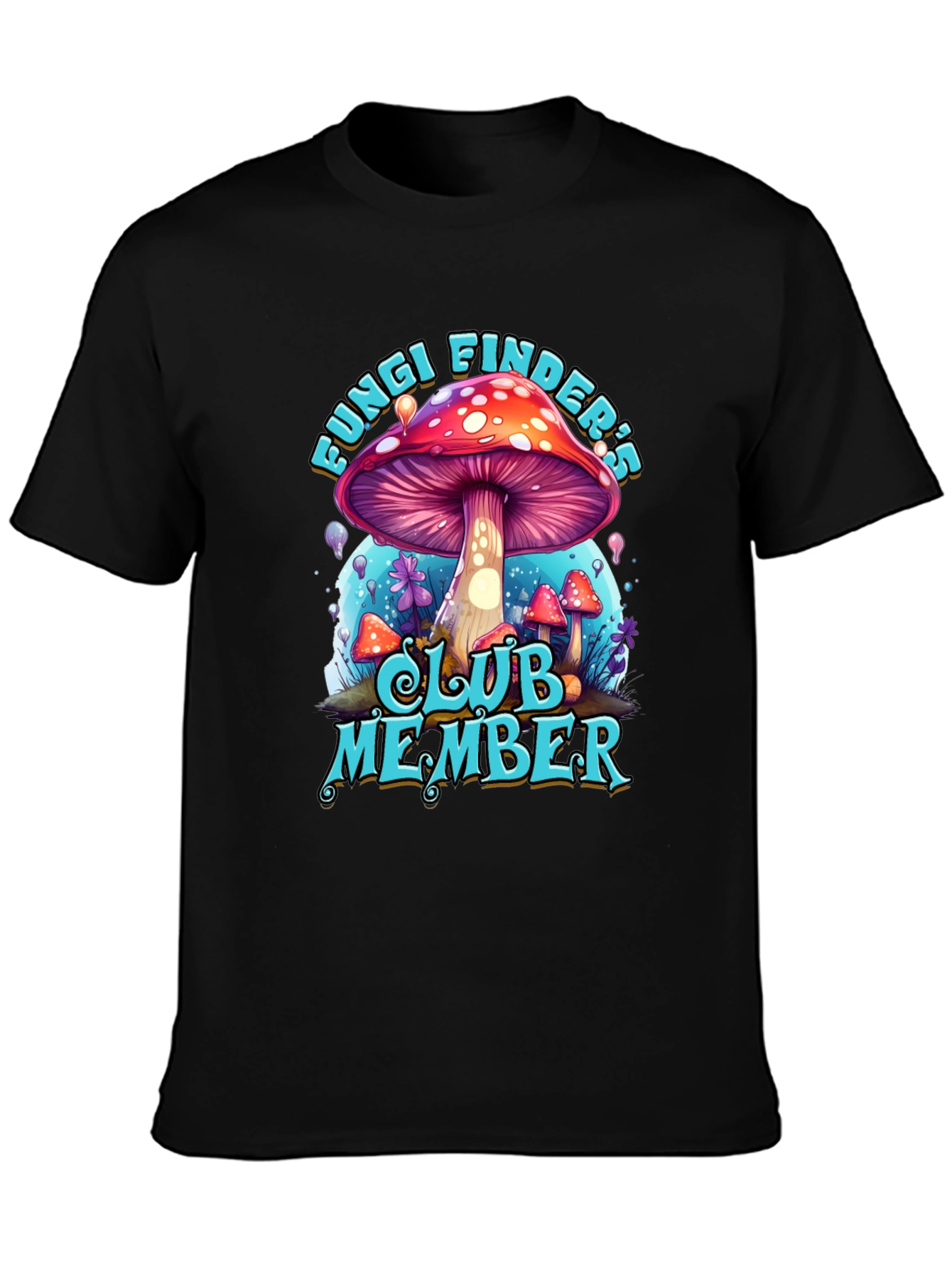 Fungi Finders Club Member Graphic T-Shirt