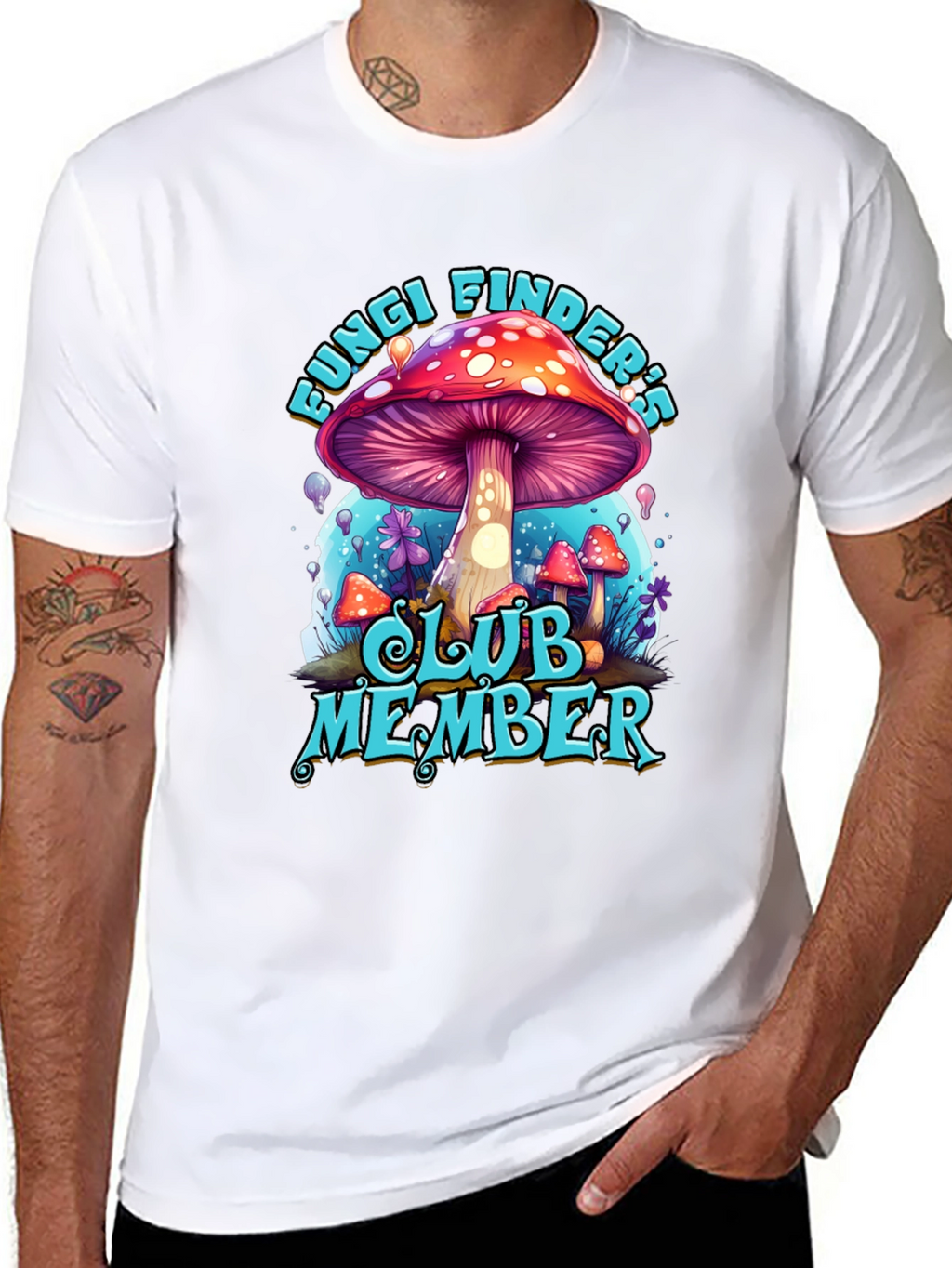 Fungi Finders Club Member Graphic T-Shirt
