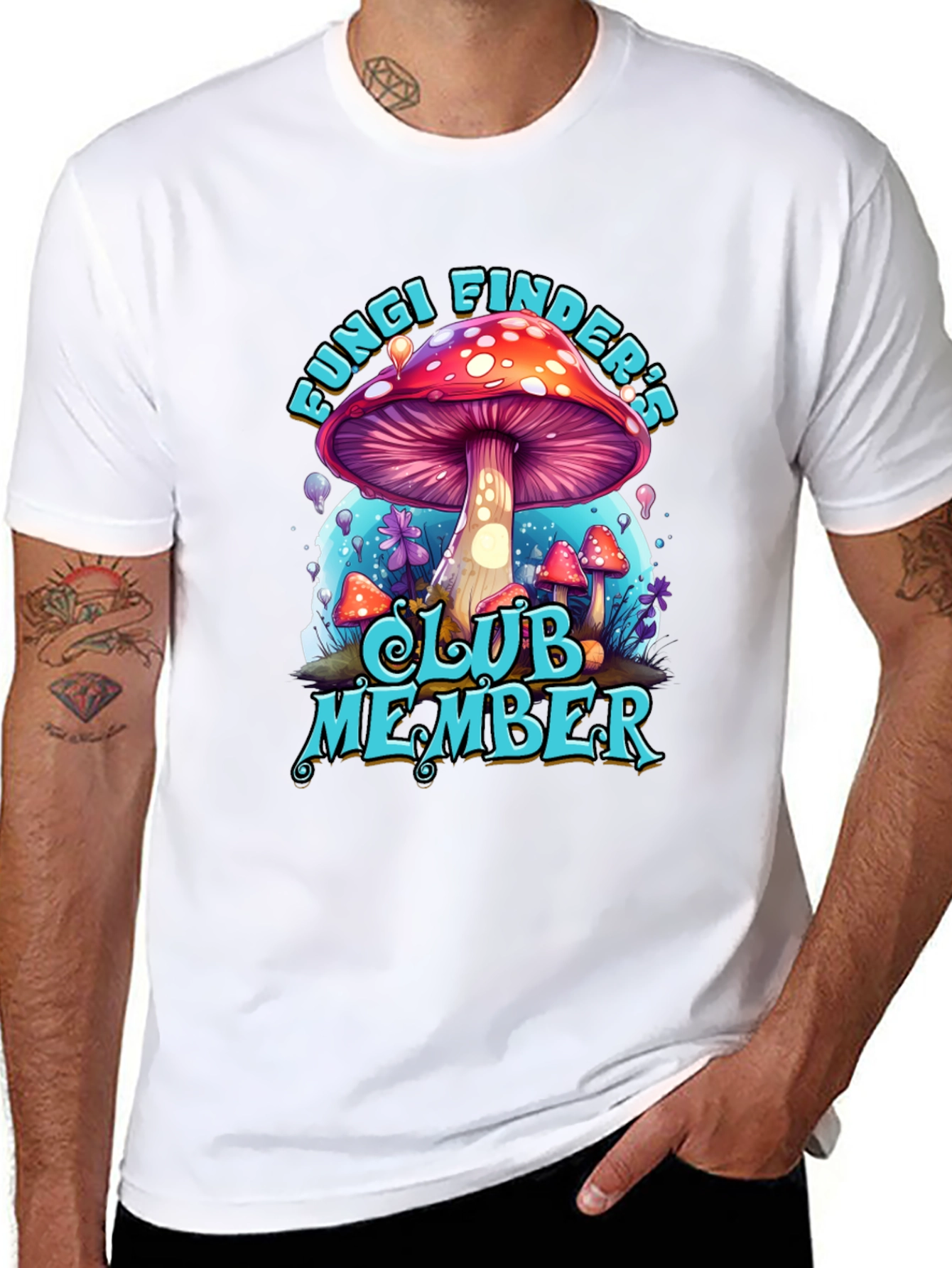 Fungi Finders Club Member Graphic T-Shirt