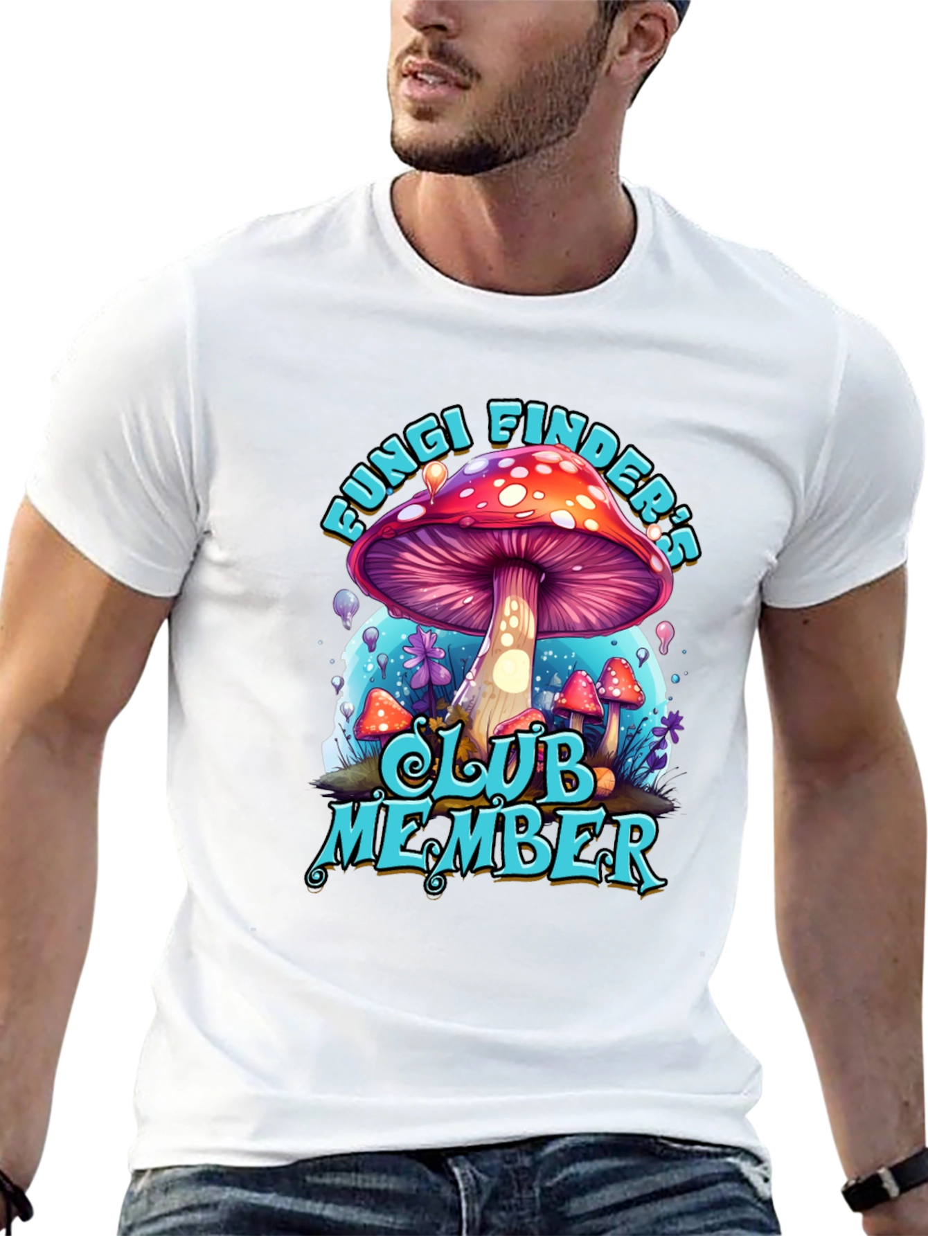 Fungi Finders Club Member Graphic T-Shirt