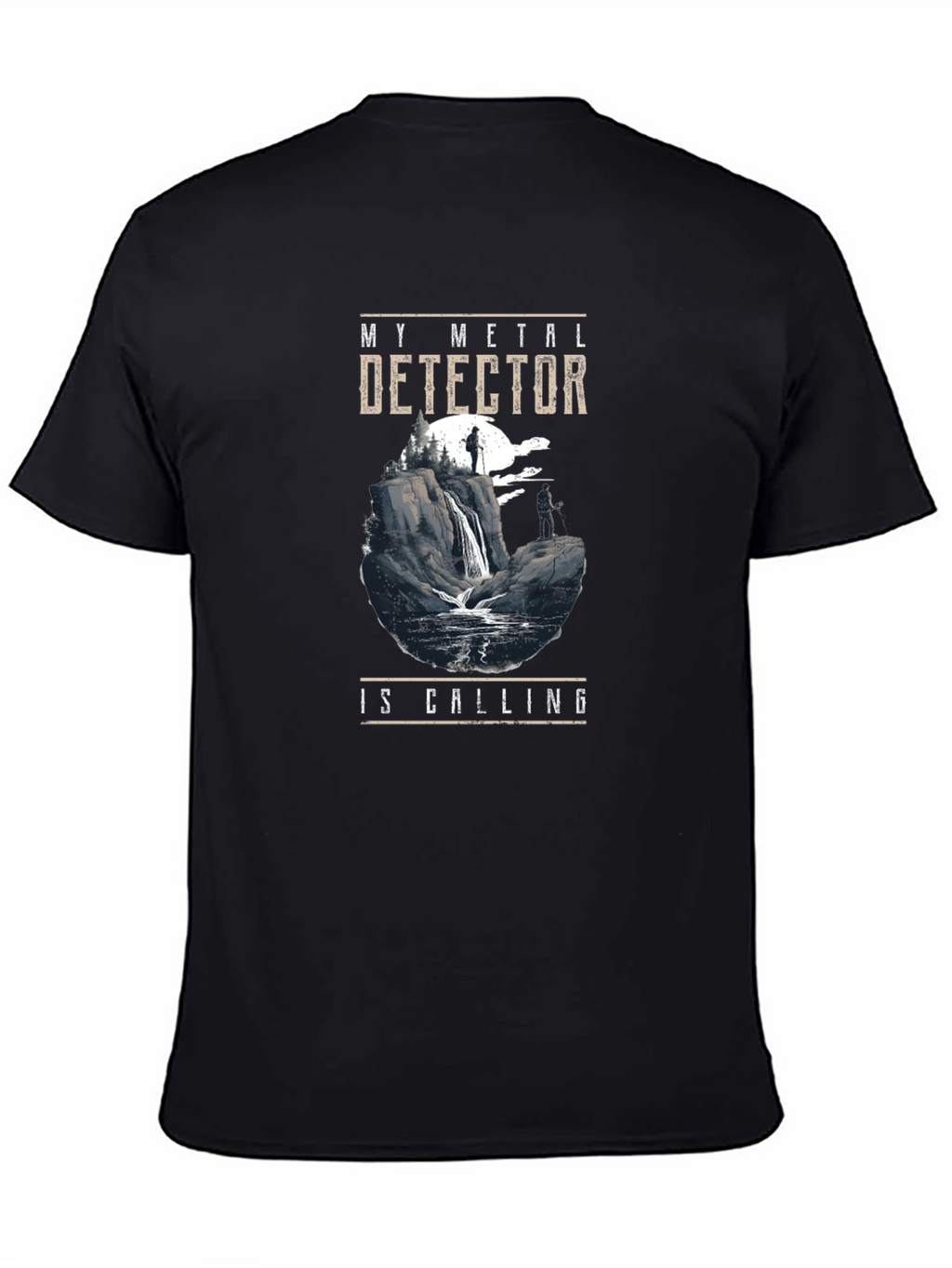 Metal Detector Calling Graphic Tee