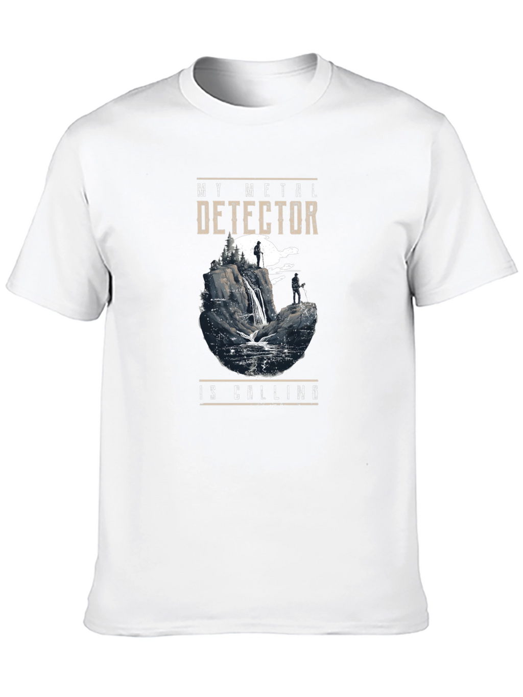 Metal Detector Calling Graphic Tee
