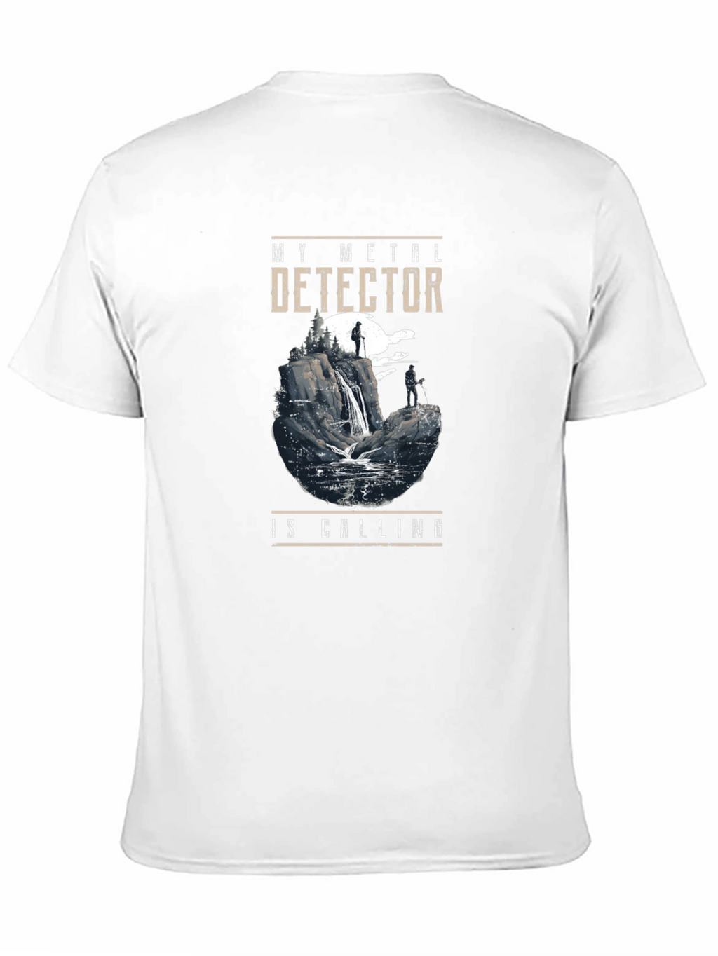 Metal Detector Calling Graphic Tee