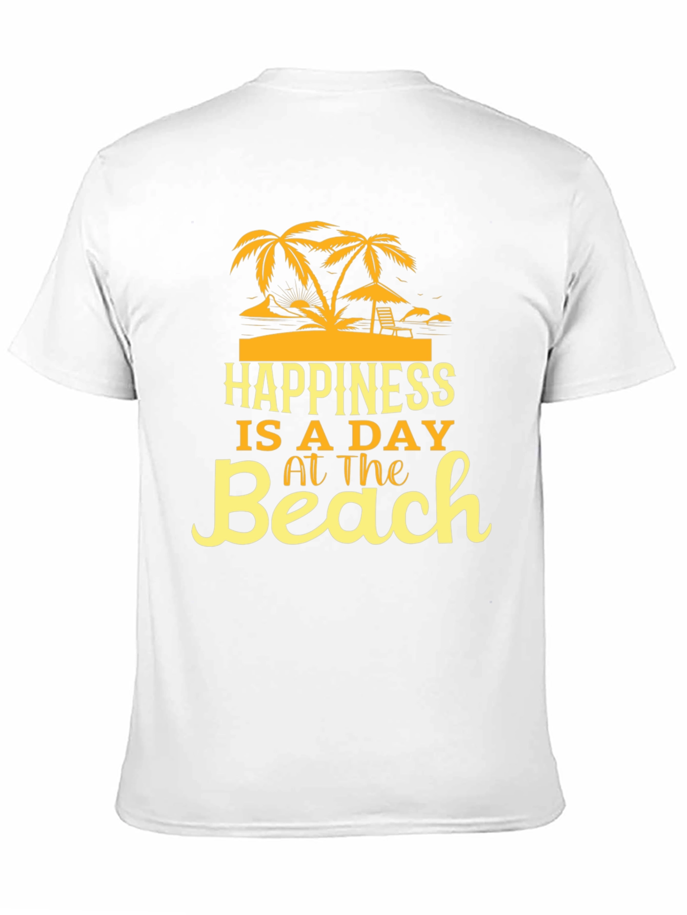 Happiness Is A Day At The Beach Graphic T-Shirt