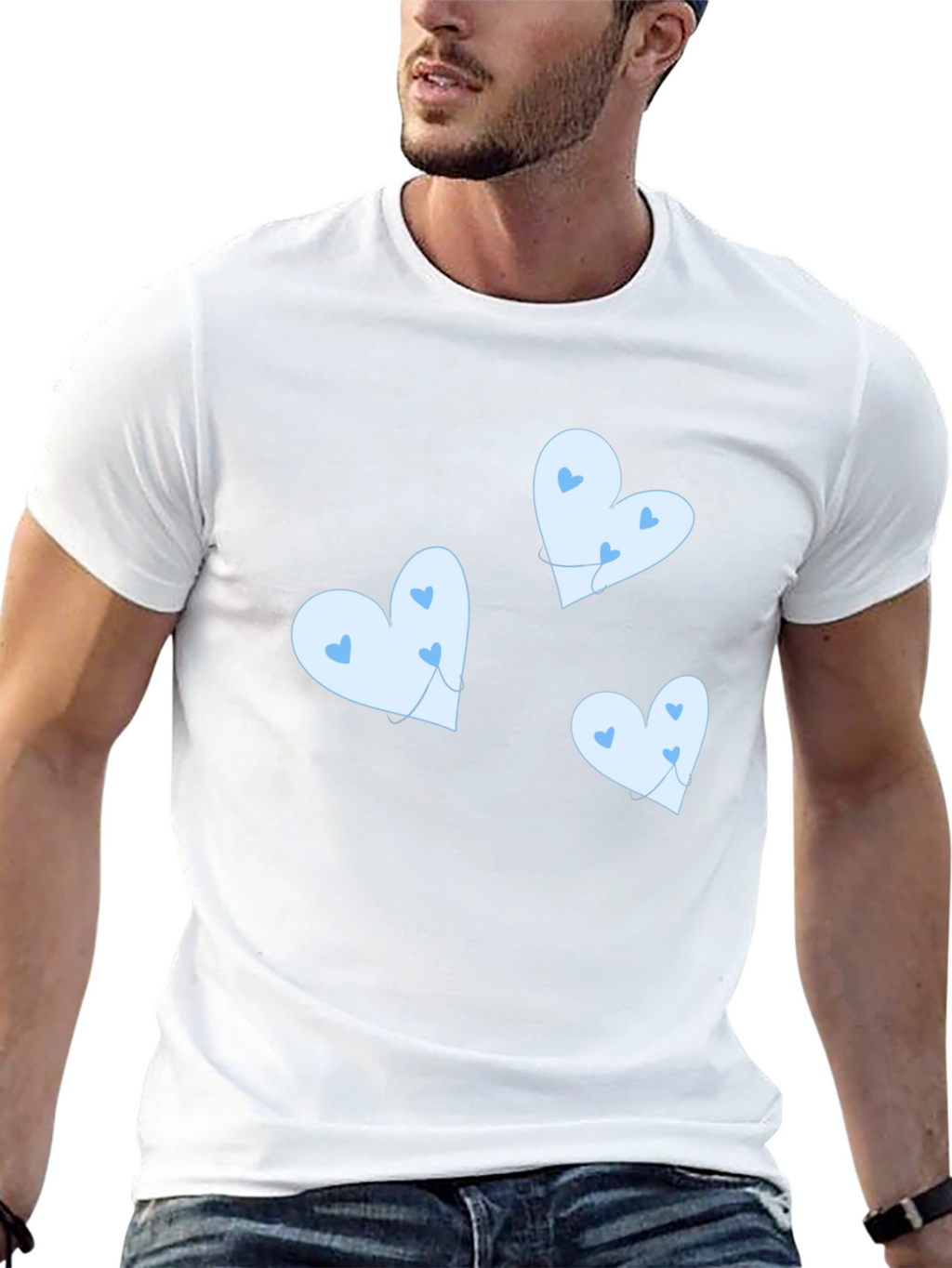 Cute Heart Balloon Graphic T-Shirt