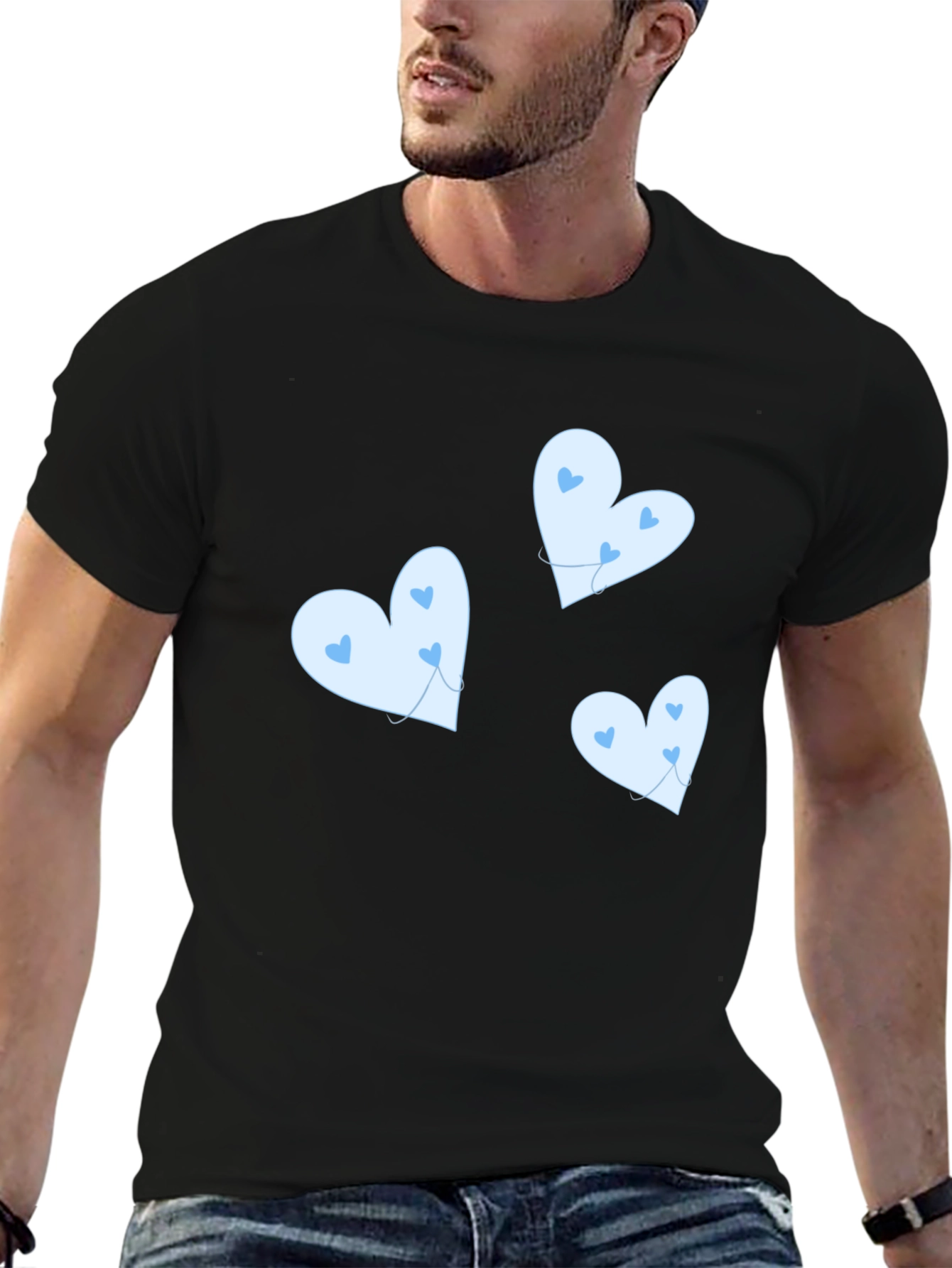 Cute Heart Balloon Graphic T-Shirt