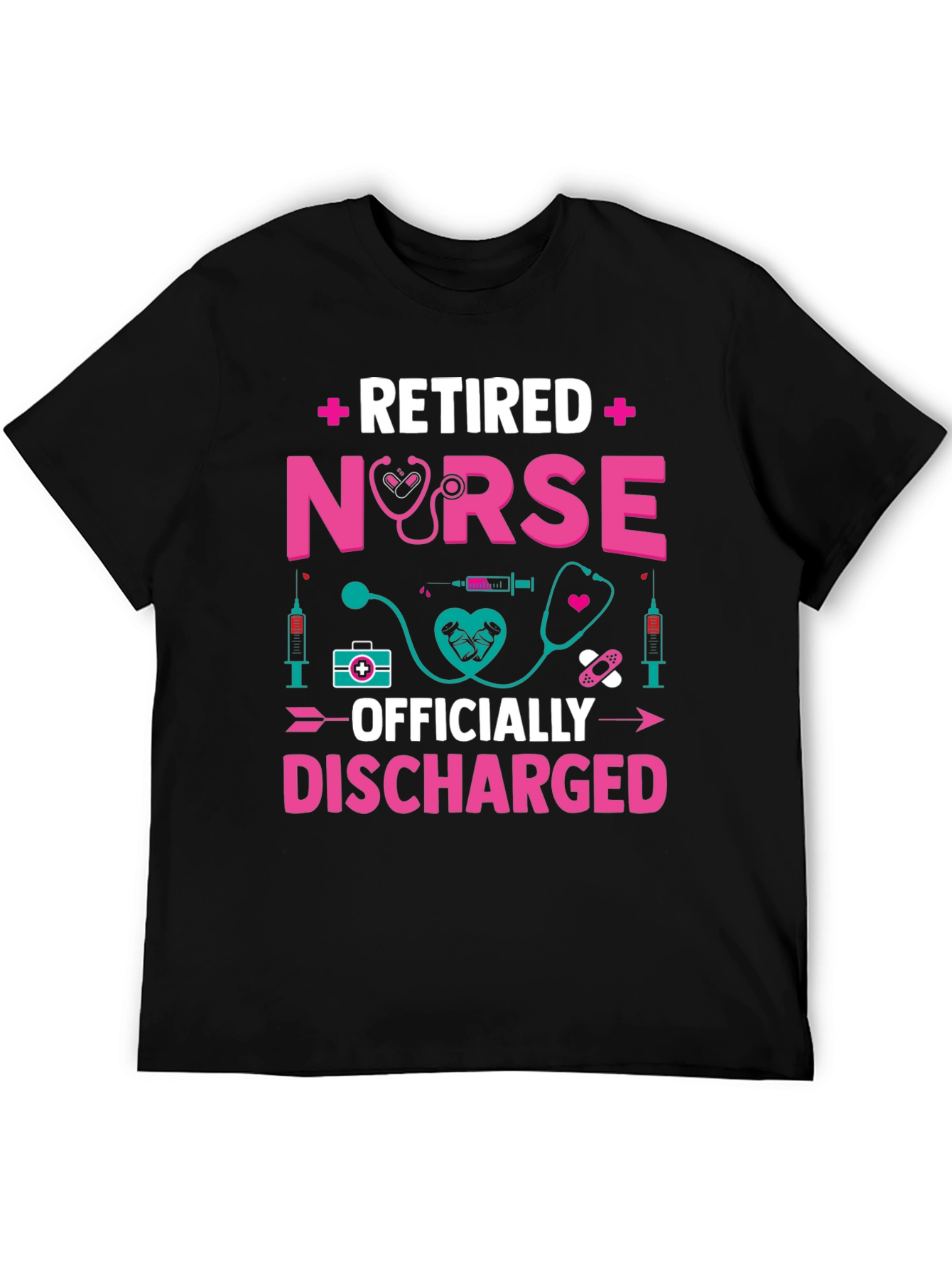 Retired Nurse T-Shirt - Officially Discharged!