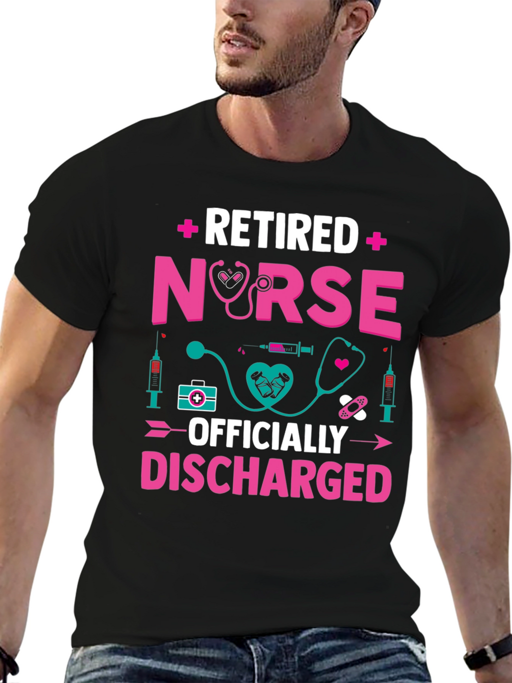 Retired Nurse T-Shirt - Officially Discharged!