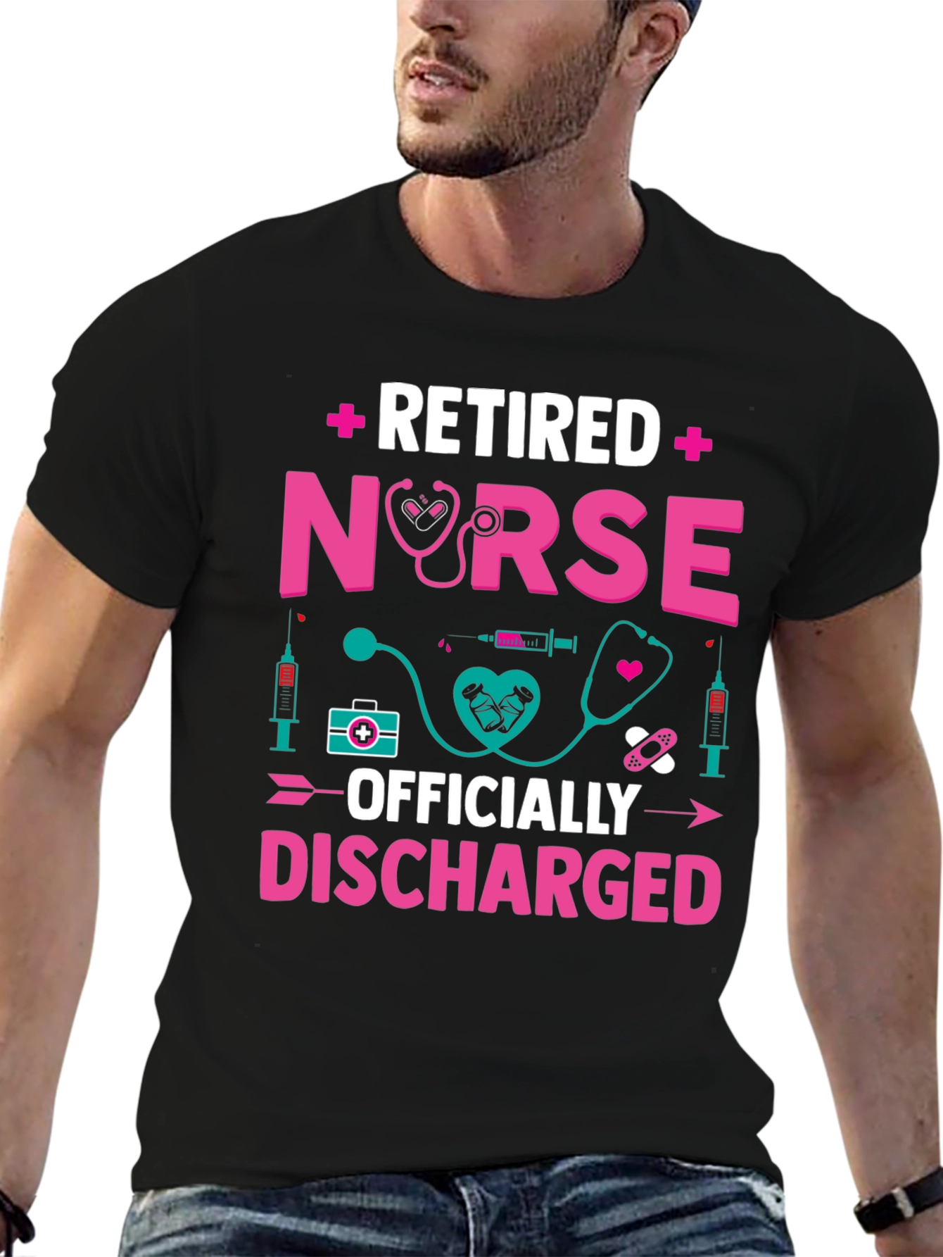 Retired Nurse T-Shirt - Officially Discharged!
