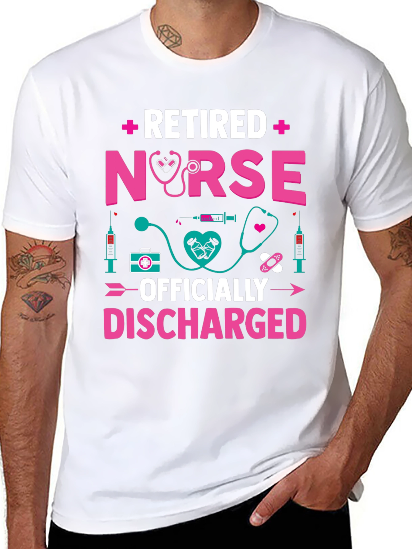 Retired Nurse T-Shirt - Officially Discharged!