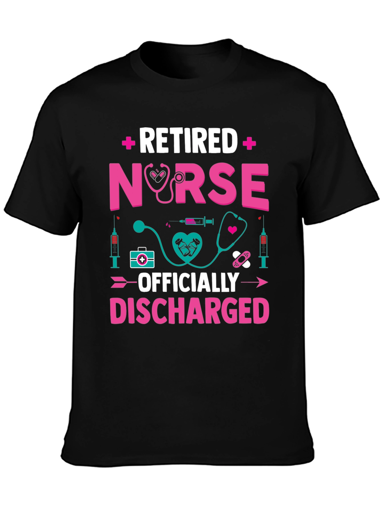 Retired Nurse T-Shirt - Officially Discharged!