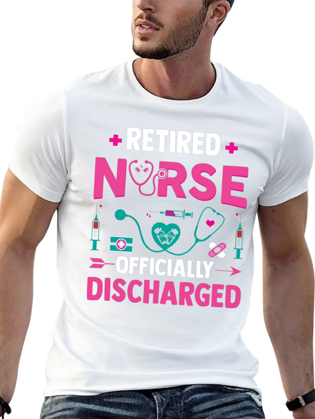 Retired Nurse T-Shirt - Officially Discharged!
