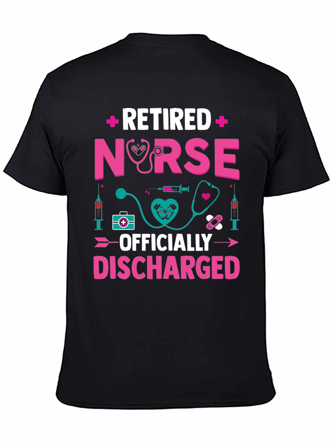 Retired Nurse T-Shirt - Officially Discharged!